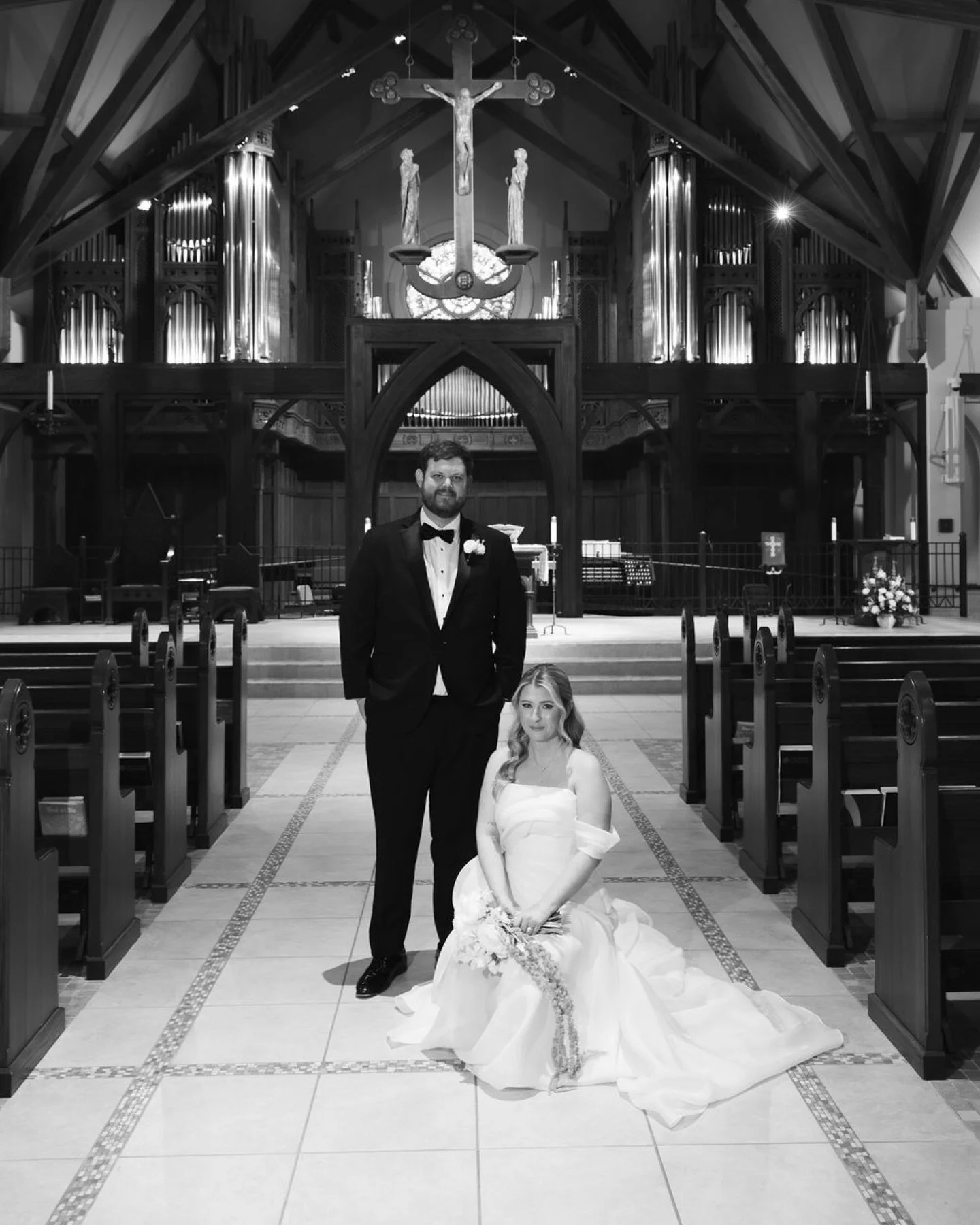 The kind of wedding that reminds me why I love what I do. 
A slow January morning at the Waldorf Astoria, a sacred Catholic ceremony, and the coziest dinner at Arnette&rsquo;s with heartfelt speeches woven throughout the night.

It felt intimate. Emo