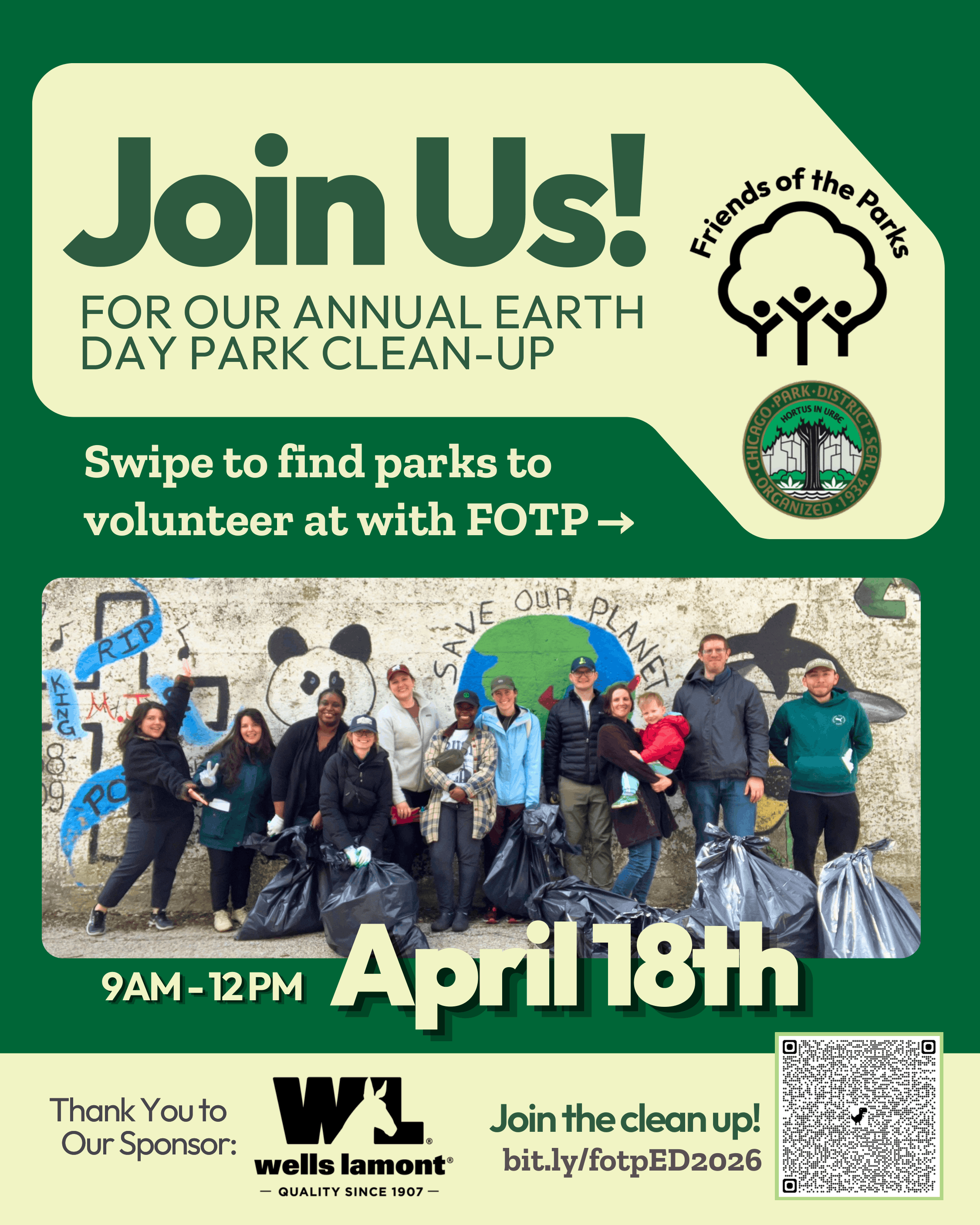 Volunteer for Earth Day Park Cleanup!