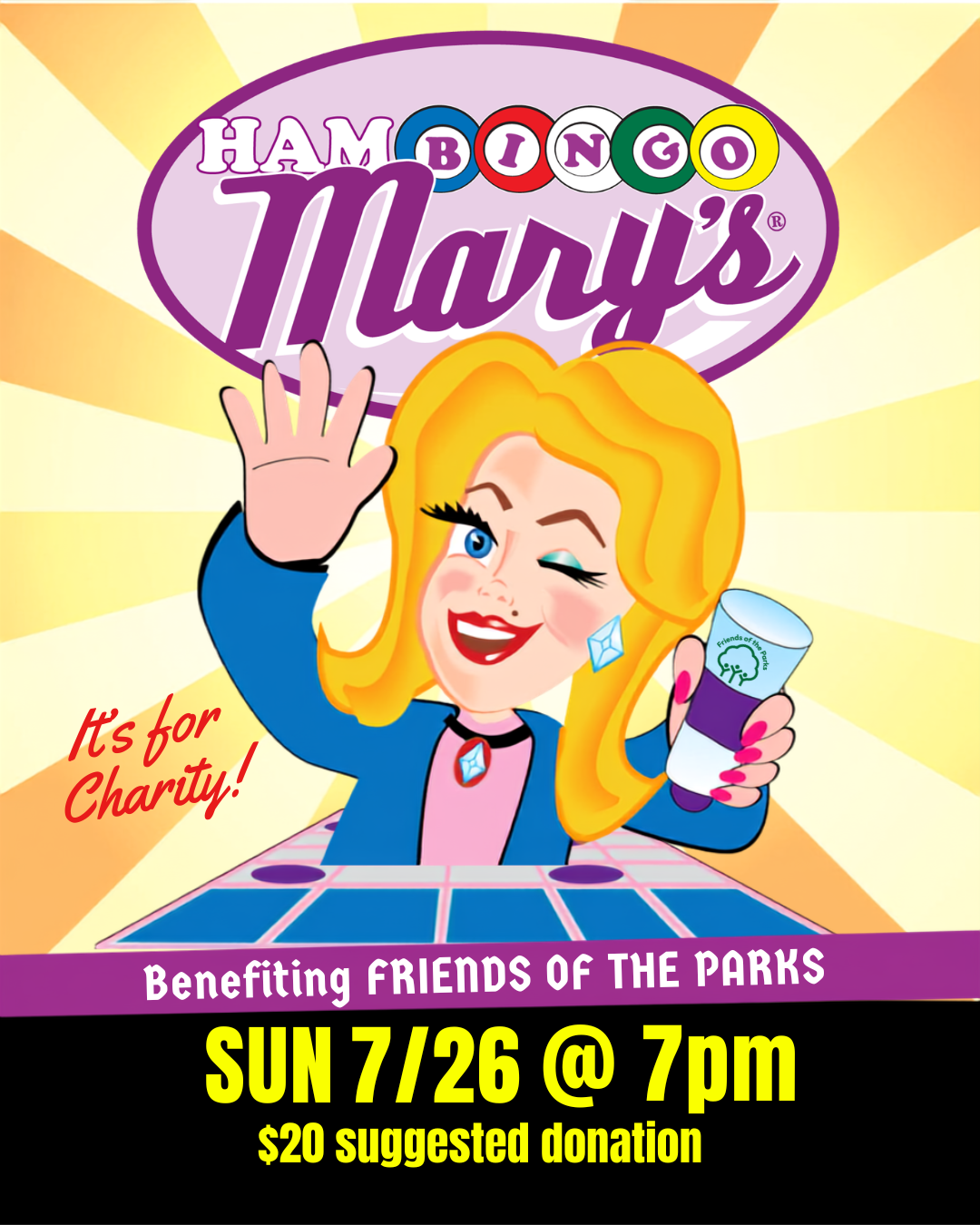 Hamburger Mary’s x FOTP Drag Bingo Night