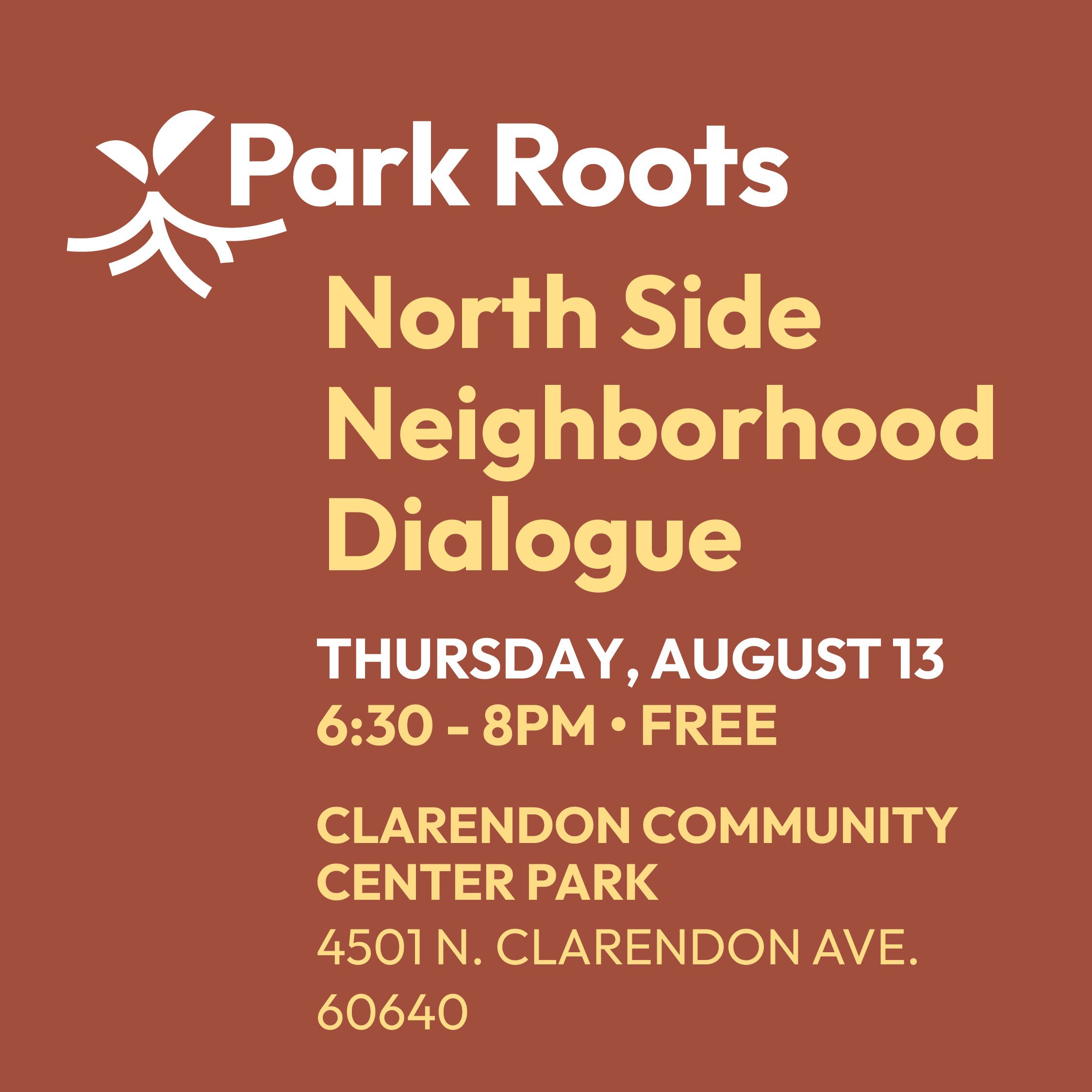 North Side Park Roots Neighborhood Dialogue