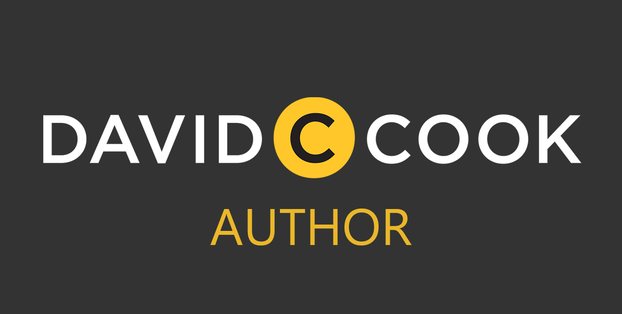 Author branding graphic for David C Cook with his name and the word 'Author'