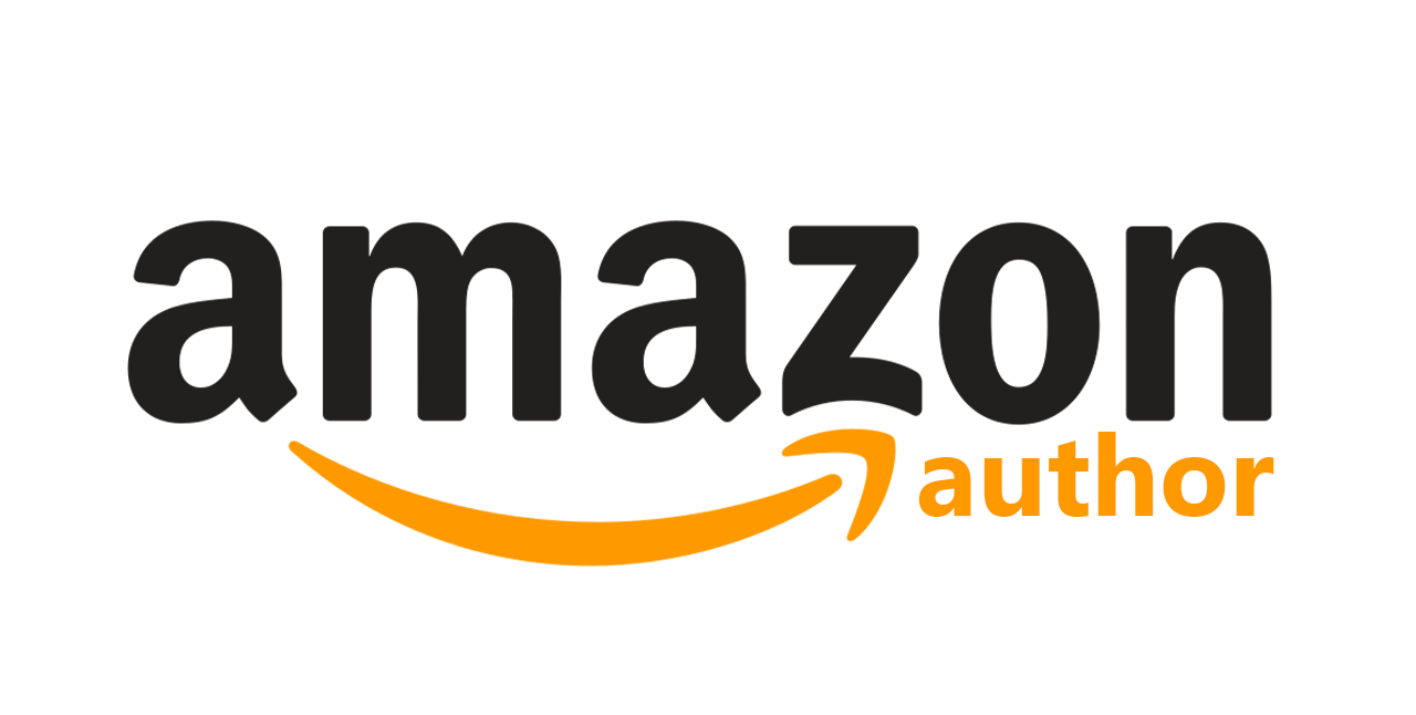 Amazon logo with orange arrow and the word 'author' in orange.