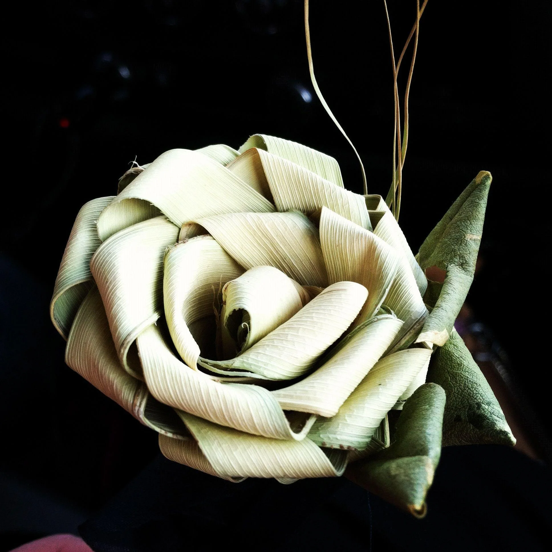Handmade palm rose gift box birthday thank you or remembrance gift