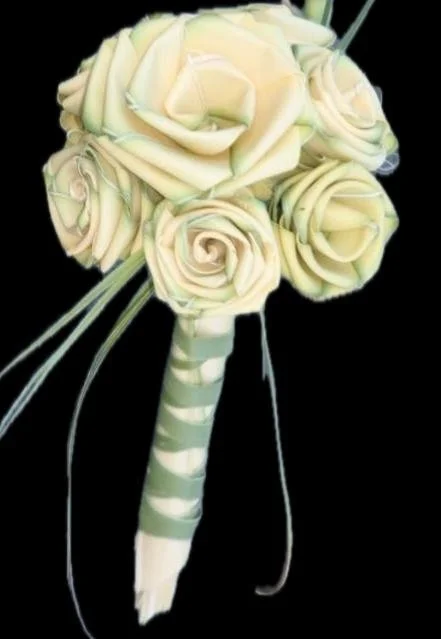 Palm rose bouquet Catholic sympathy gift for remembrance and faith