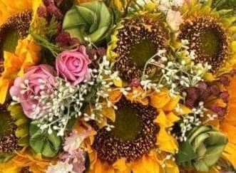 Palm Rose Wreath Decor Supplies