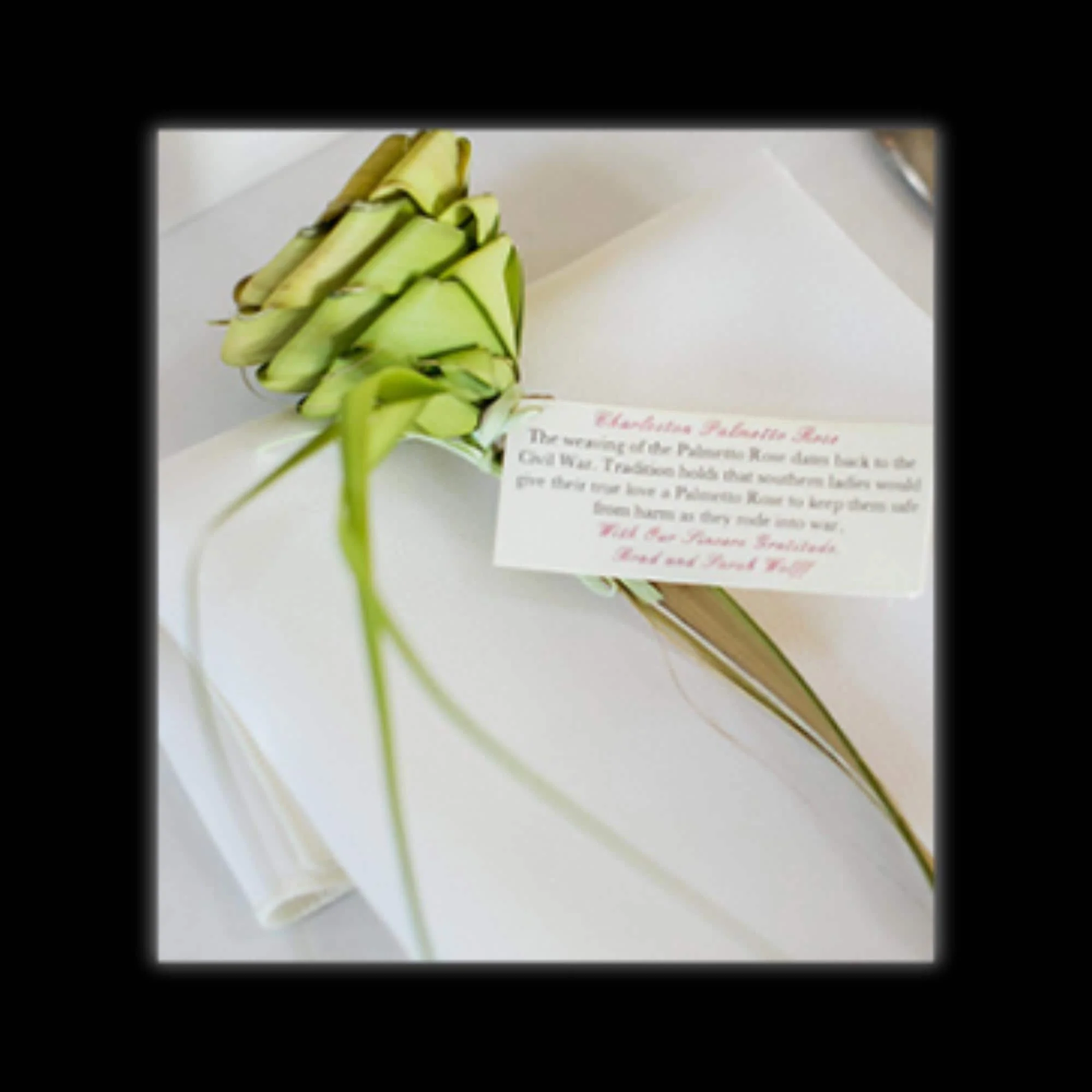 DIY Floral Palm Roses