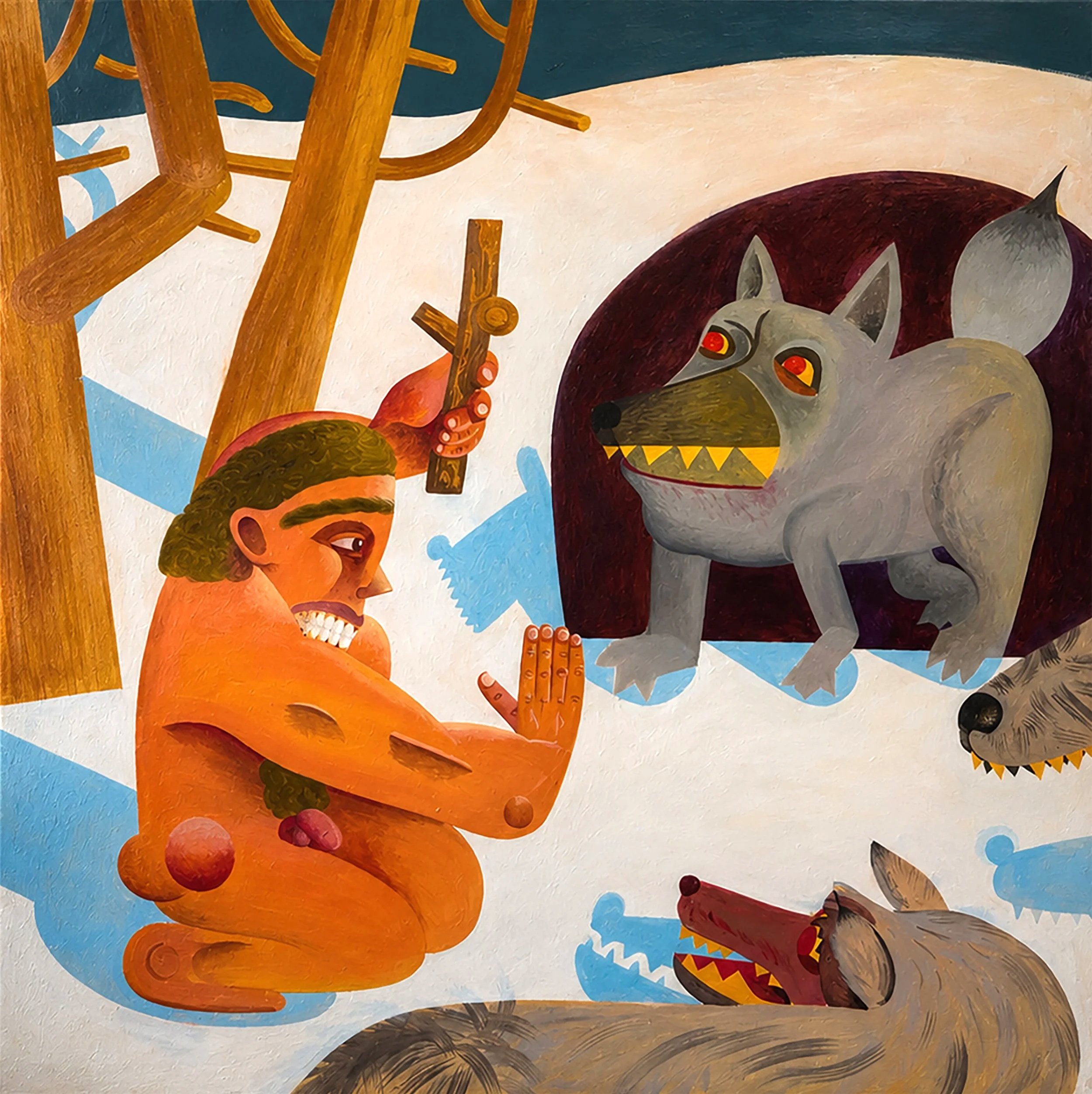 Isaac Mann
-
The Proving Grounds, 2026,
 oil on canvas, 58x56in.