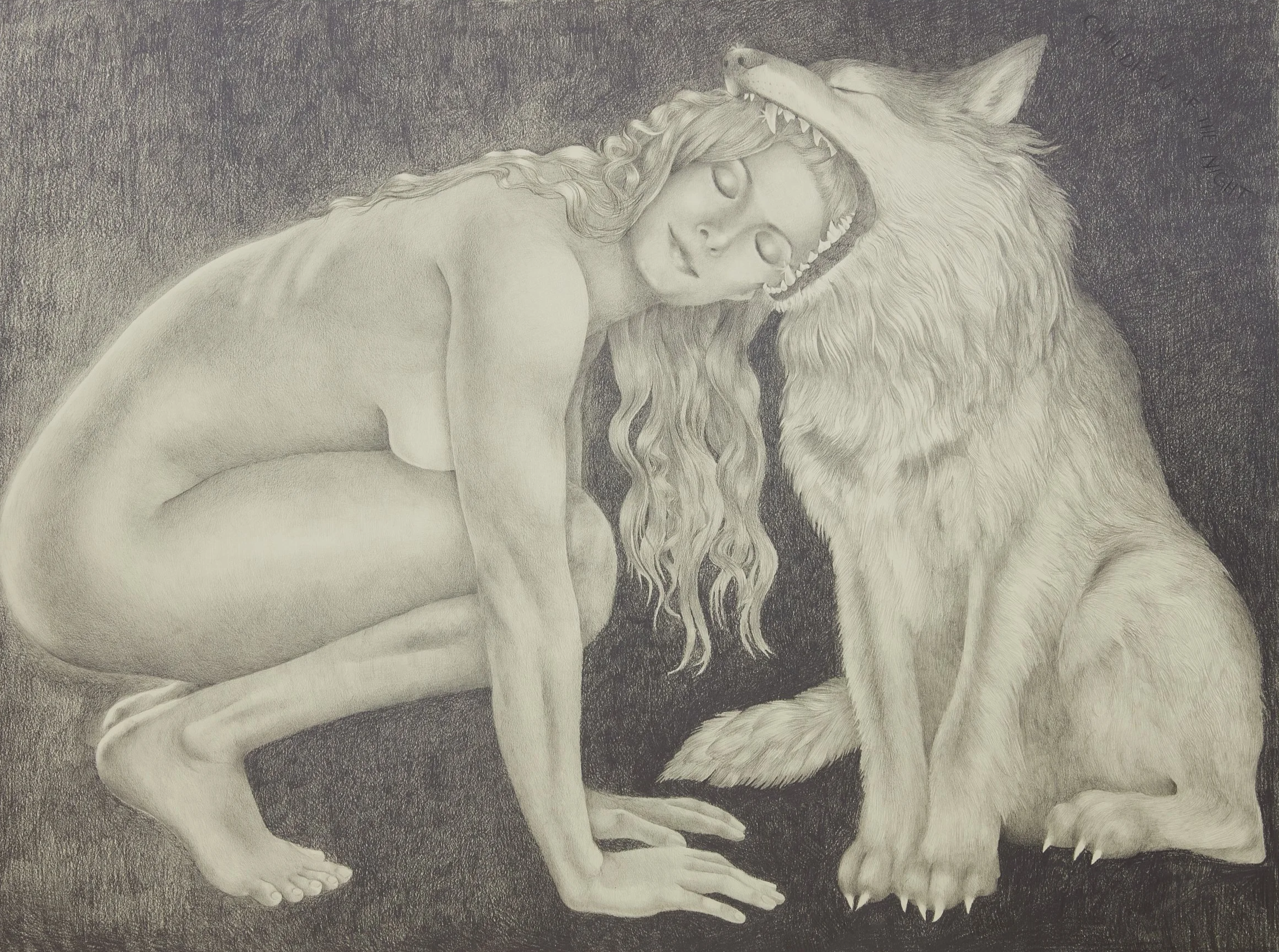 Journie Cirdain
-
Amends, 2025, 
graphite on paper mounted on aluminum dibond, 60x48in.