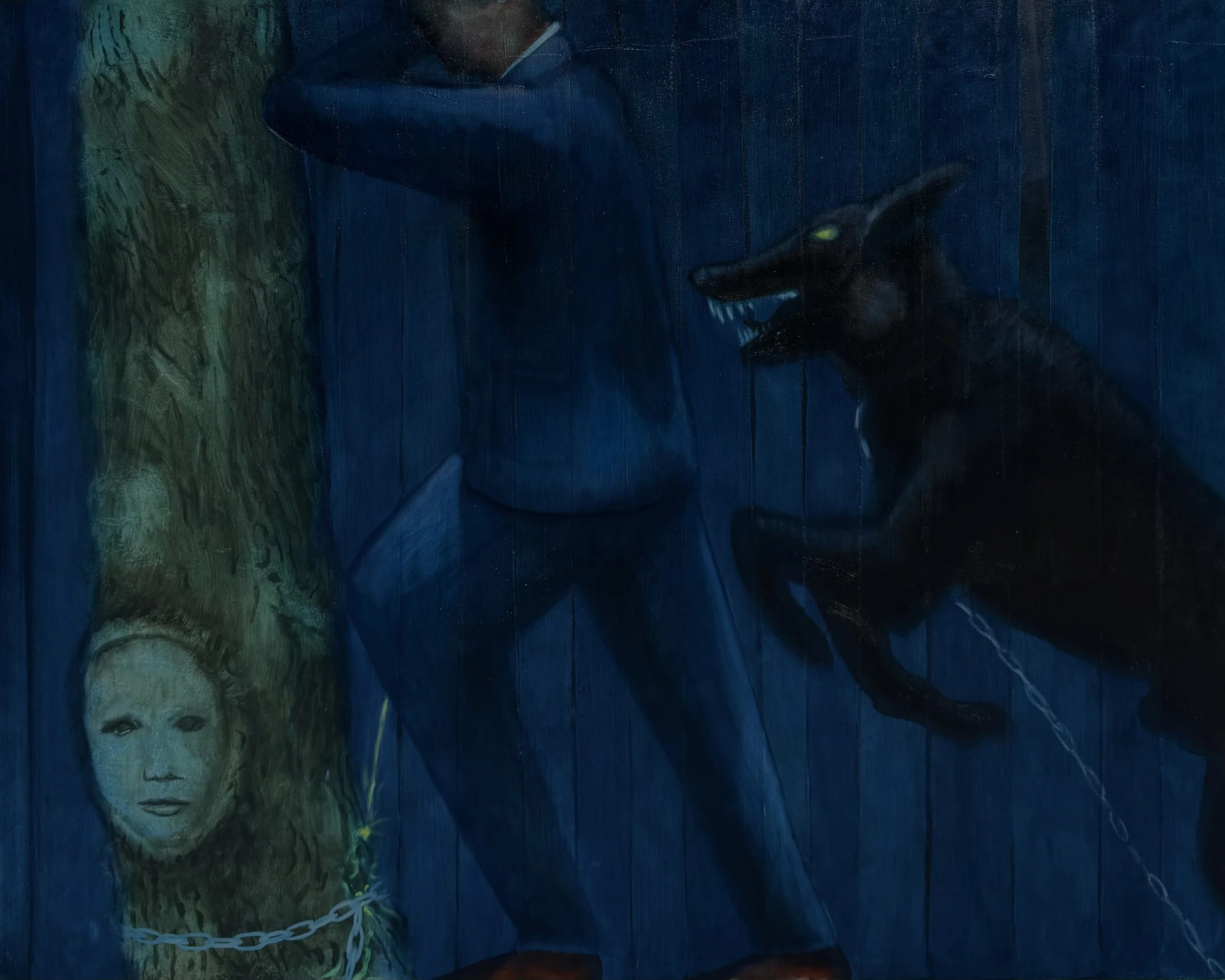Jeremy Croft
-
Neighborhood Night Piss, 2026
oil and acrylic on canvas, 48x60in.