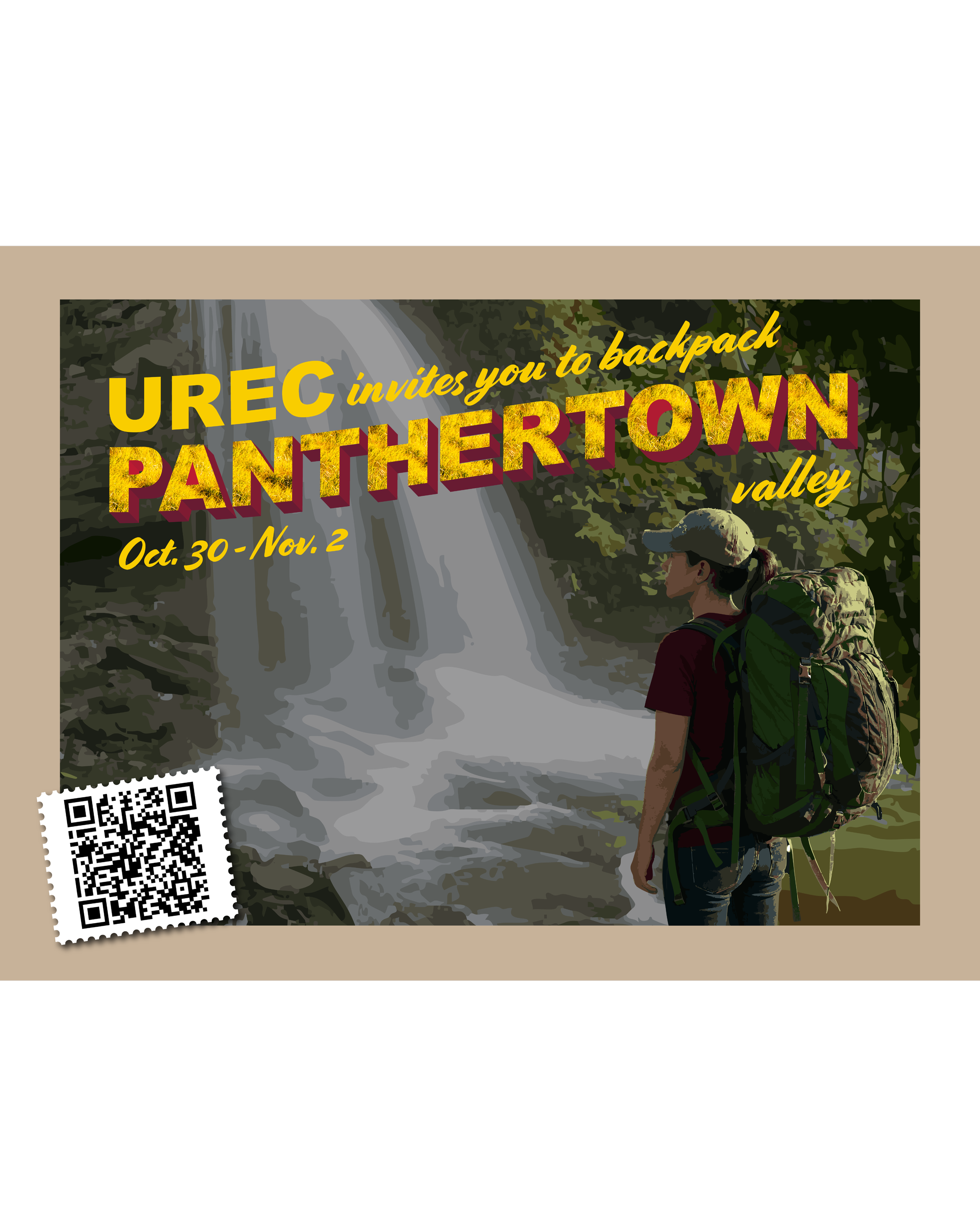 Fall Outdoor Recreation Trip Postcard Series