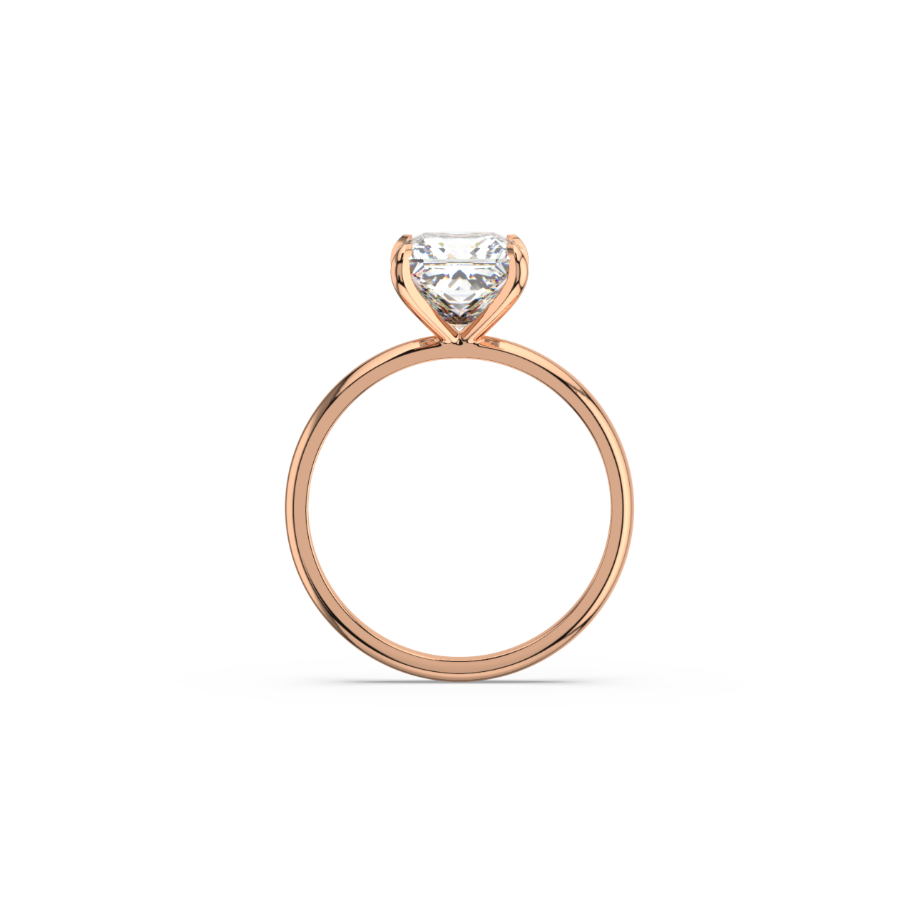 Princess Solitaire Diamond Ring - Fine Diamond Jewellery by Sapphiro