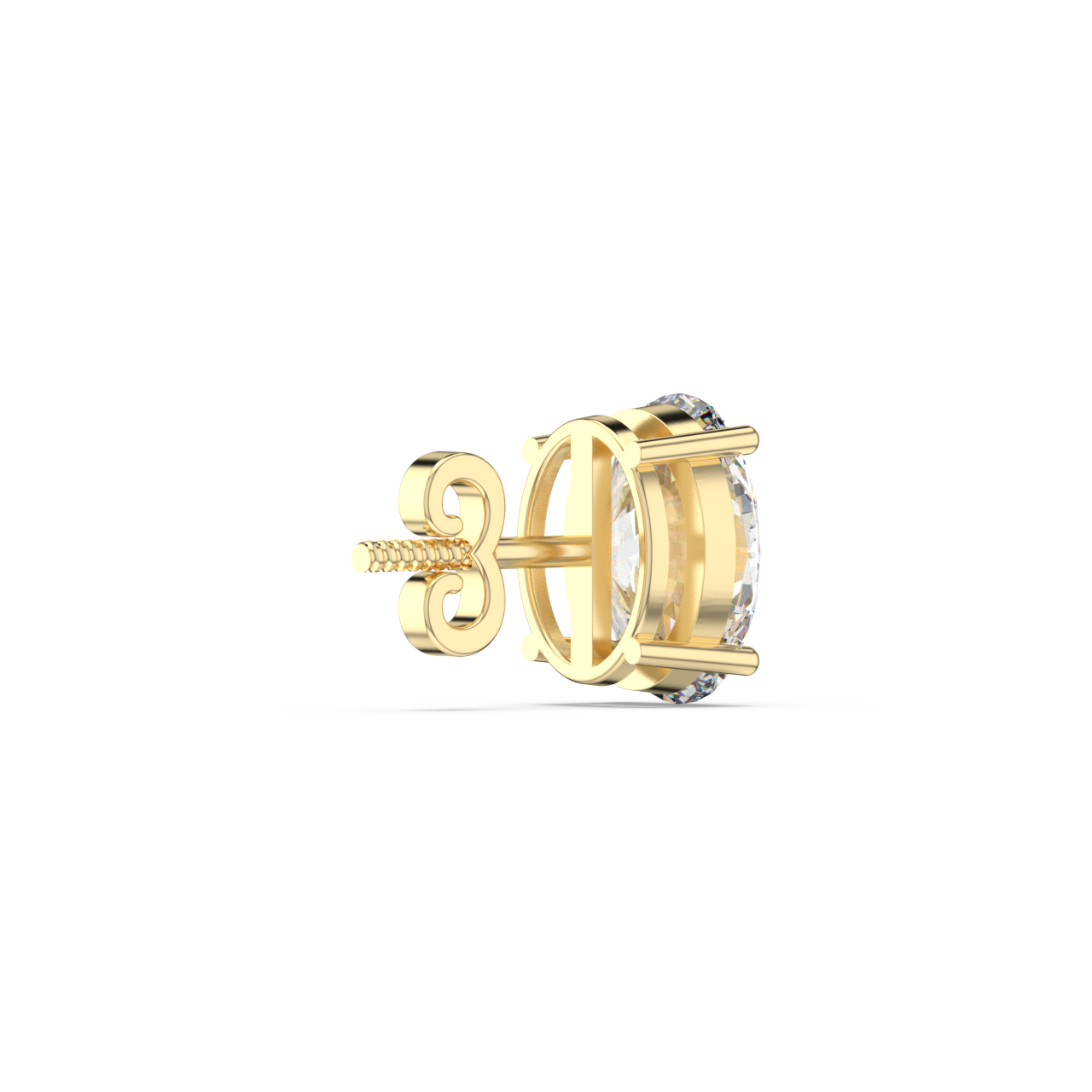 Classic Solitaire Oval Studs - Fine Diamond Jewellery by Sapphiro