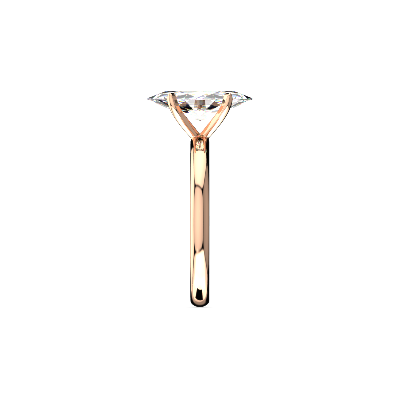 Marquise Solitaire Diamond Ring - Fine Diamond Jewellery by Sapphiro