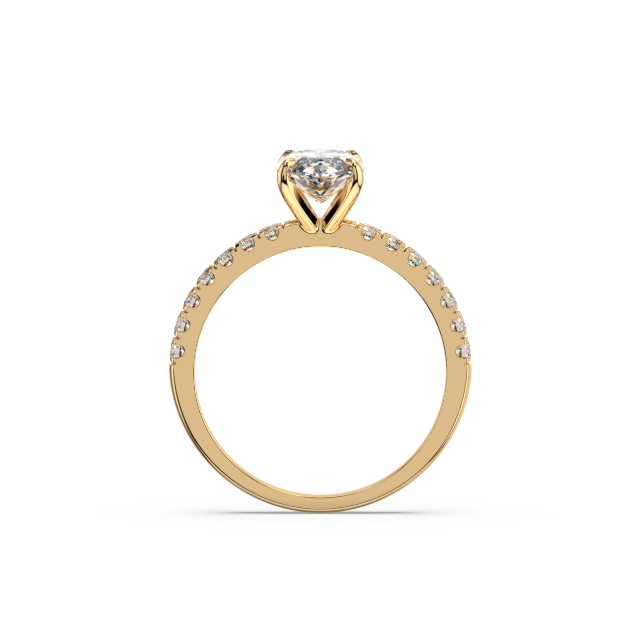 Marquise Pave Diamond Ring - Fine Diamond Jewellery by Sapphiro