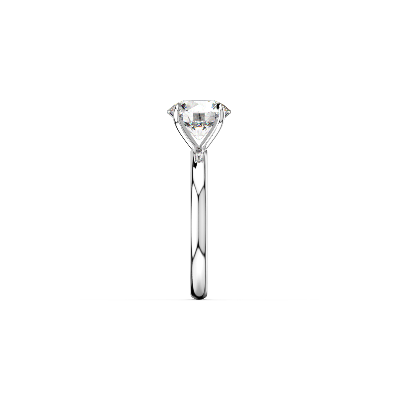 Round Solitaire Diamond Ring - Fine Diamond Jewellery by Sapphiro