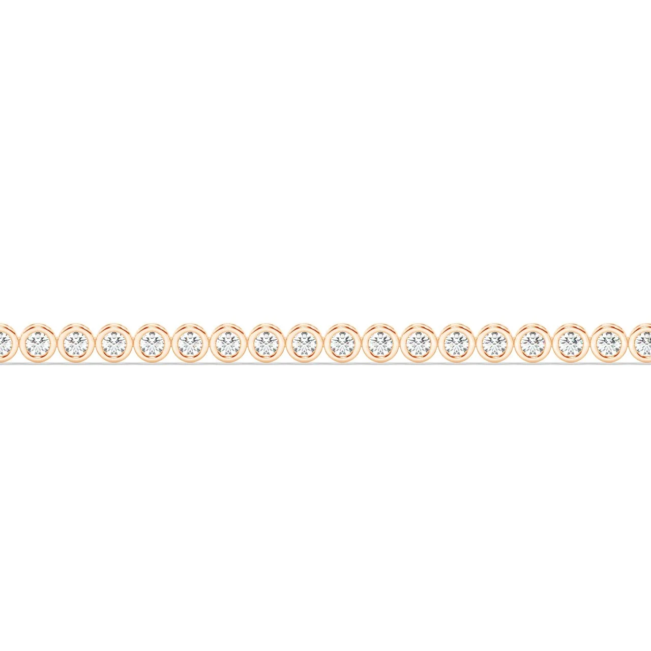 Melee Bezel Set Round Tennis Lab Diamond Bracelet - Fine Diamond Jewellery by Sapphiro