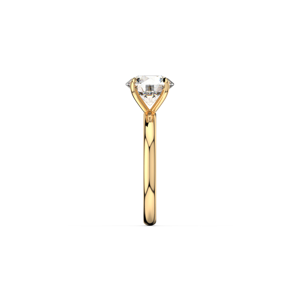 Round Solitaire Diamond Ring - Fine Diamond Jewellery by Sapphiro
