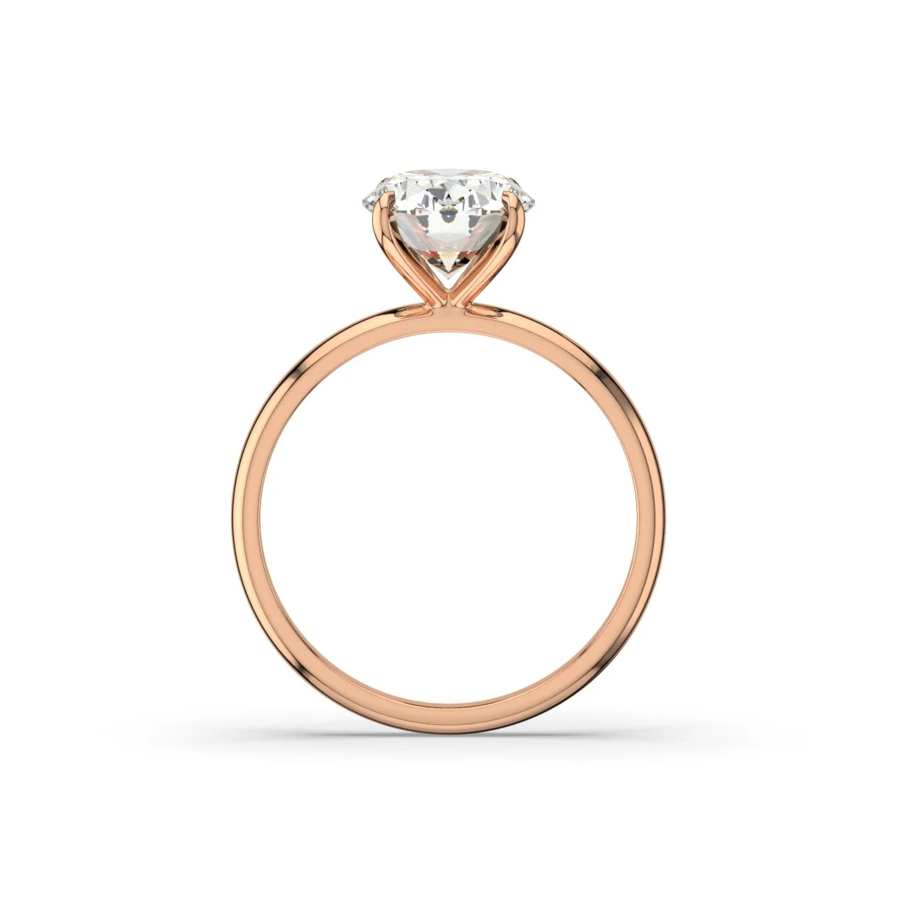 Oval Solitaire Diamond Ring - Fine Diamond Jewellery by Sapphiro
