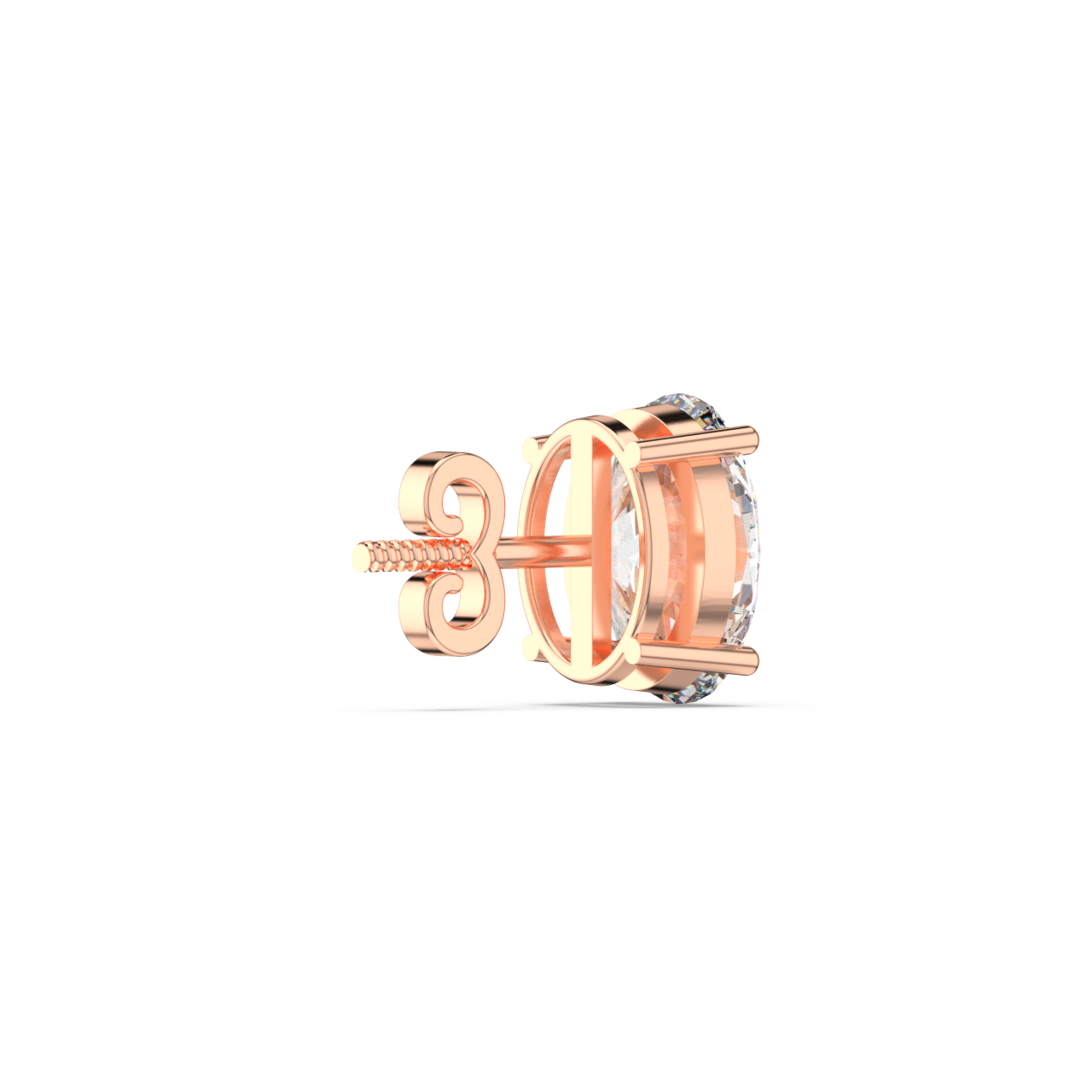 Classic Solitaire Oval Studs - Fine Diamond Jewellery by Sapphiro