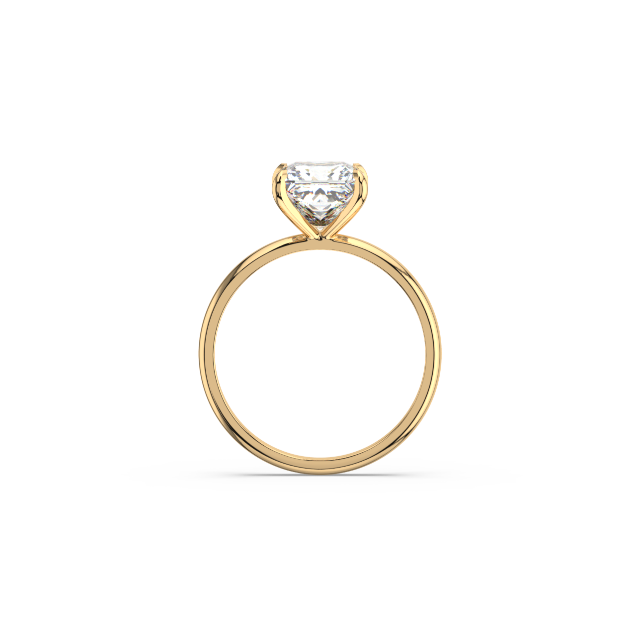 Princess Solitaire Diamond Ring - Fine Diamond Jewellery by Sapphiro