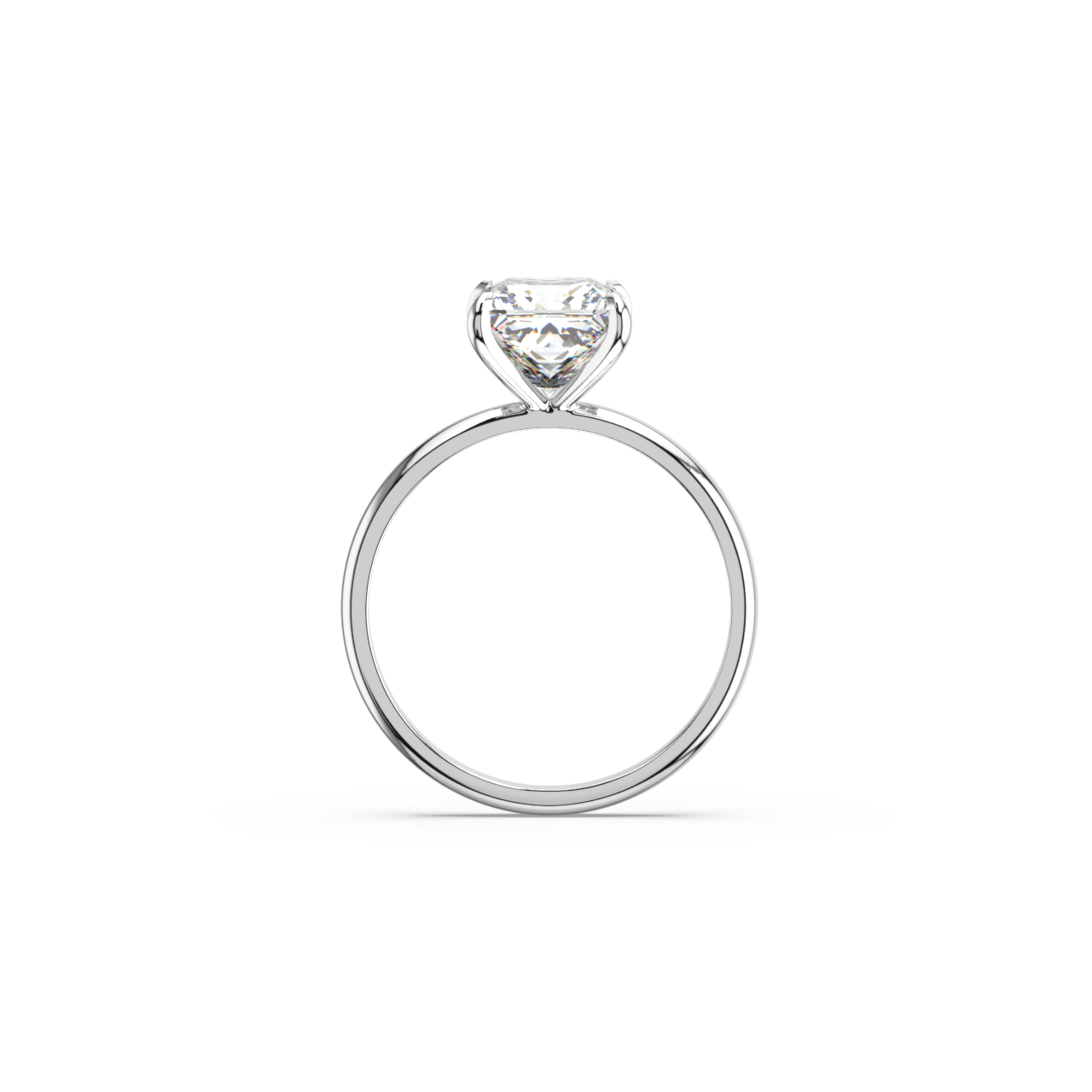 Princess Solitaire Diamond Ring - Fine Diamond Jewellery by Sapphiro