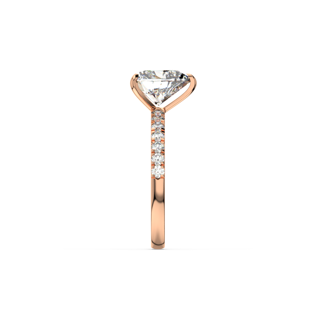 Heart Pave Diamond Ring - Fine Diamond Jewellery by Sapphiro