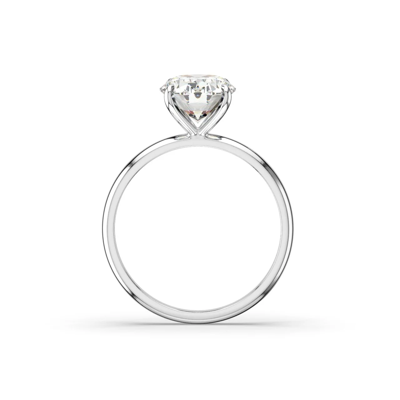 Oval Solitaire Diamond Ring - Fine Diamond Jewellery by Sapphiro