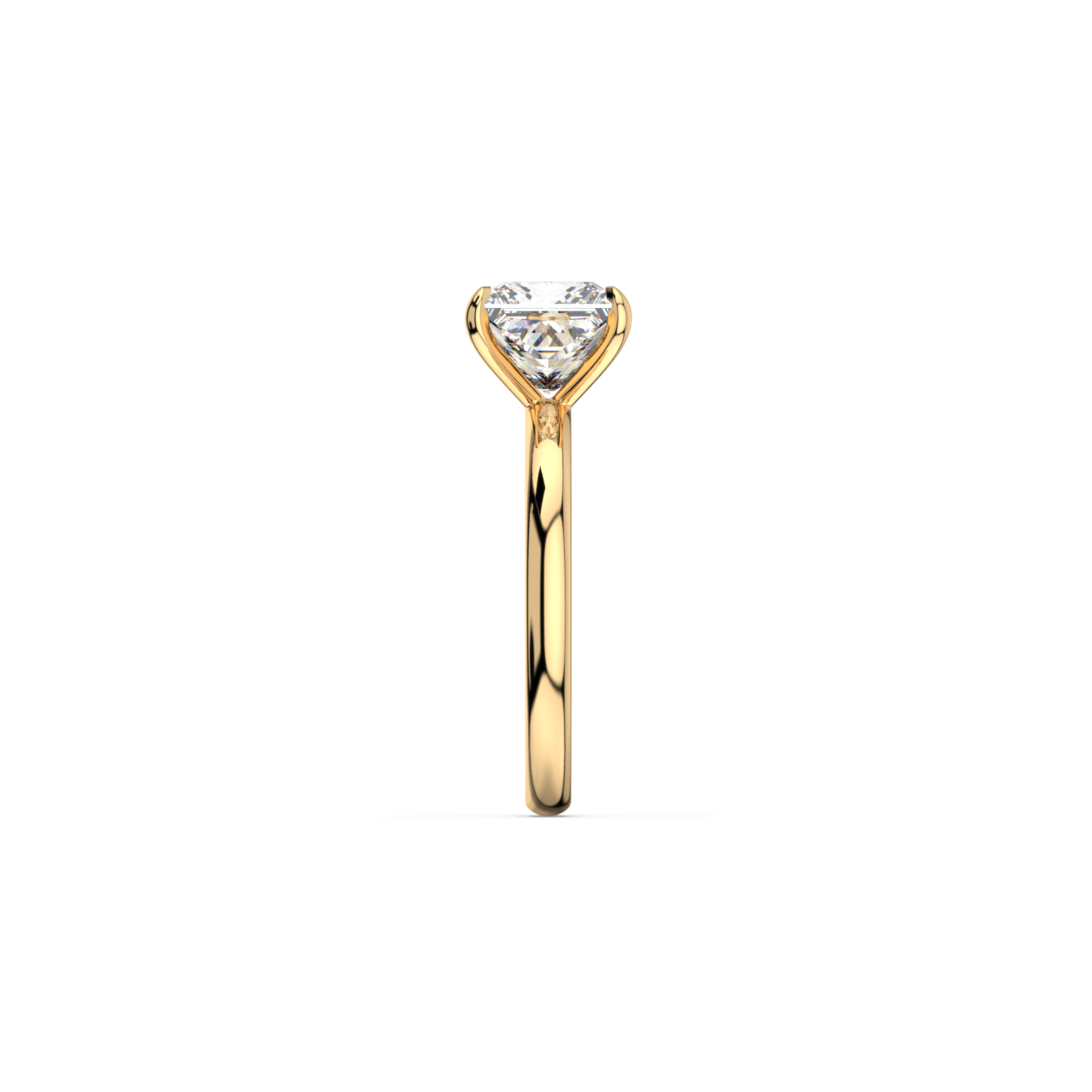 Princess Solitaire Diamond Ring - Fine Diamond Jewellery by Sapphiro