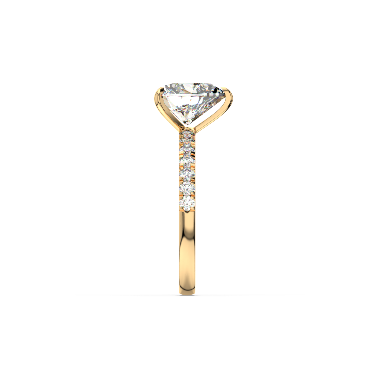 Heart Pave Diamond Ring - Fine Diamond Jewellery by Sapphiro