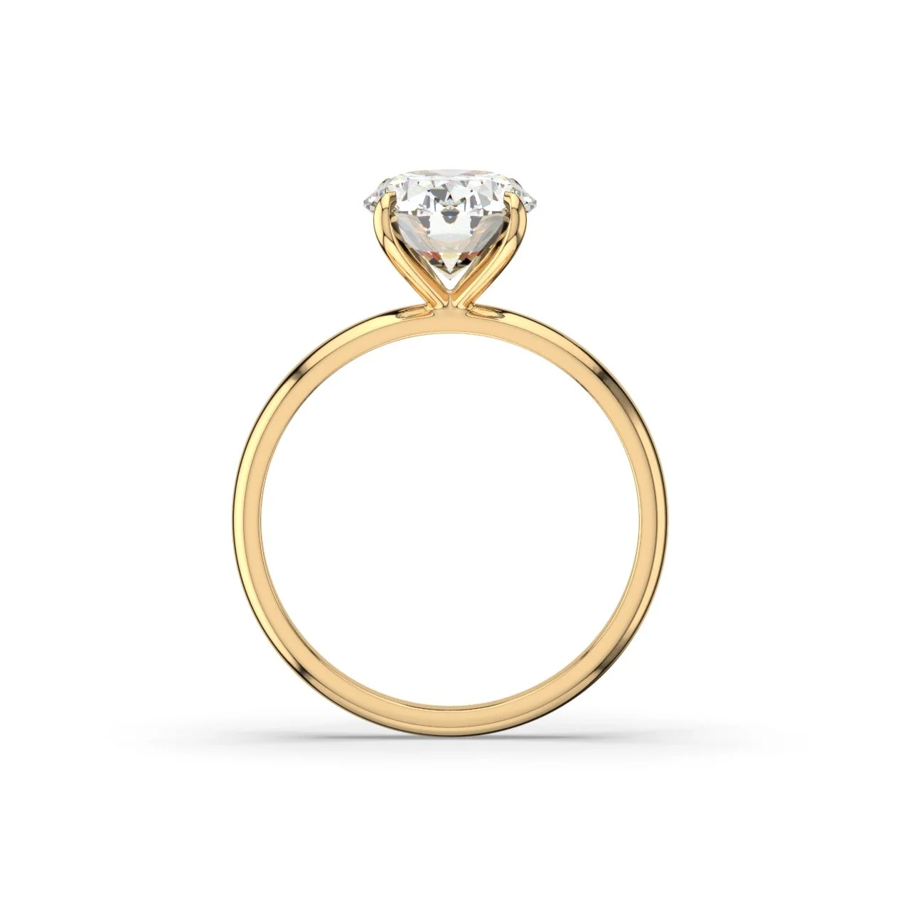 Oval Solitaire Diamond Ring - Fine Diamond Jewellery by Sapphiro
