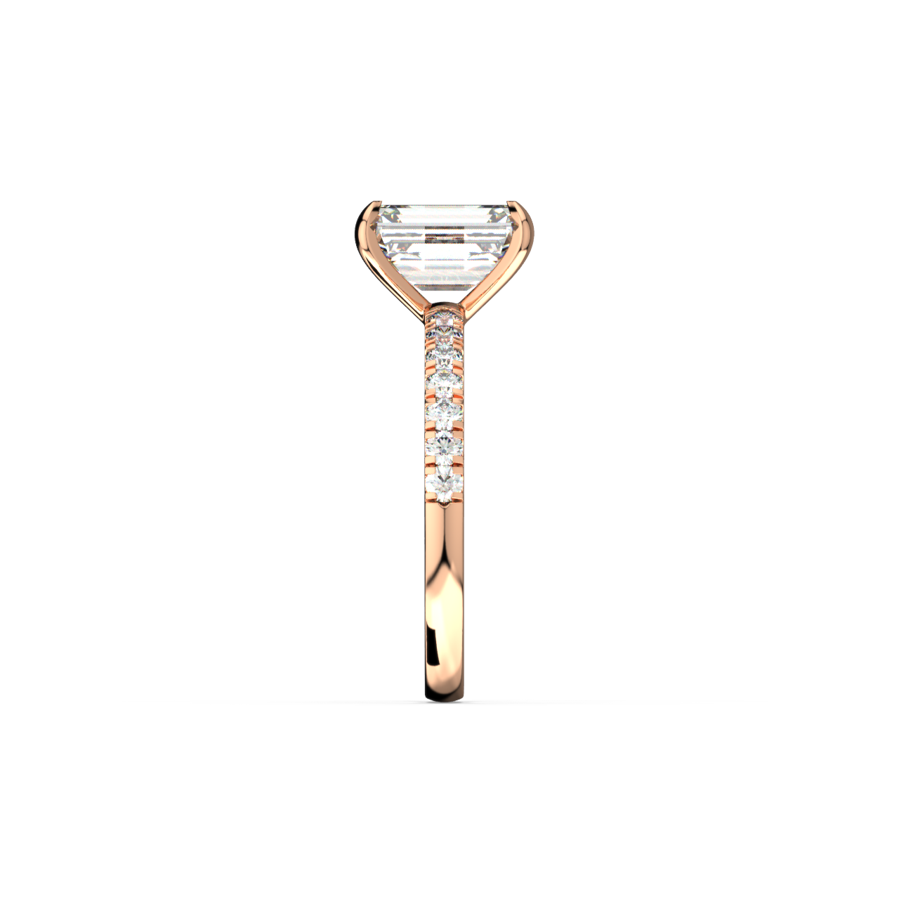Emerald Pave Diamond Ring - Fine Diamond Jewellery by Sapphiro
