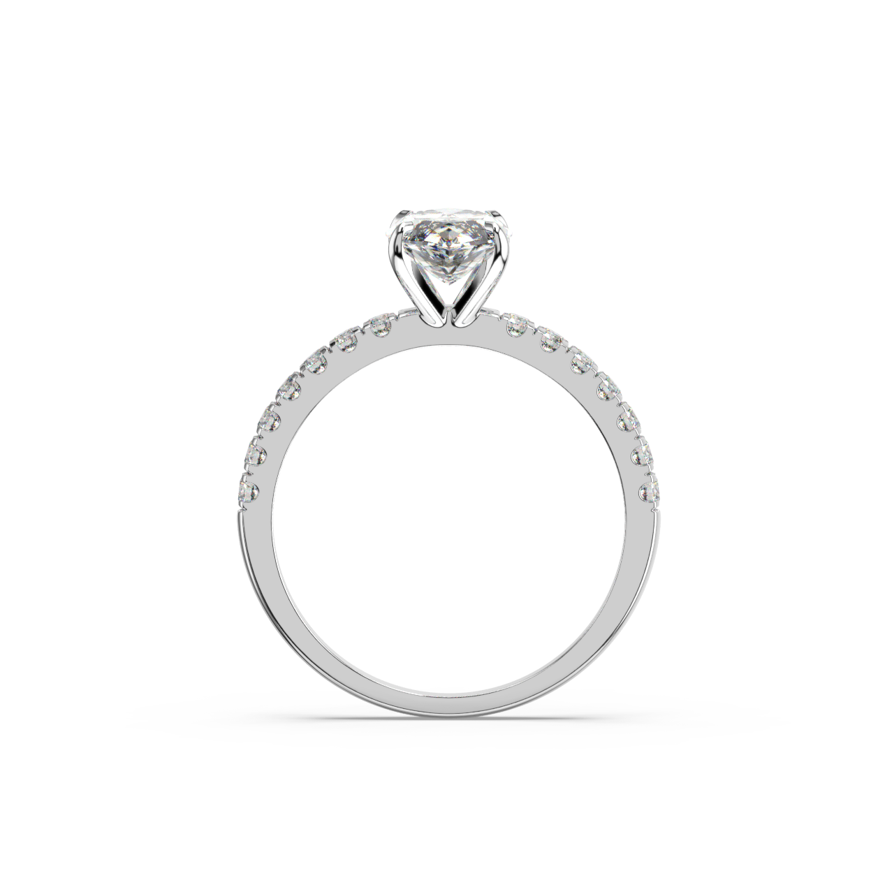 Marquise Pave Diamond Ring - Fine Diamond Jewellery by Sapphiro