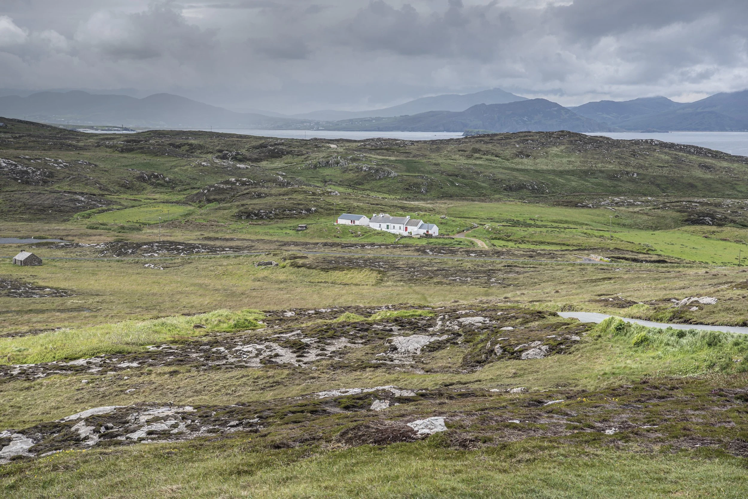 Dividing Lines Green Irish landscape