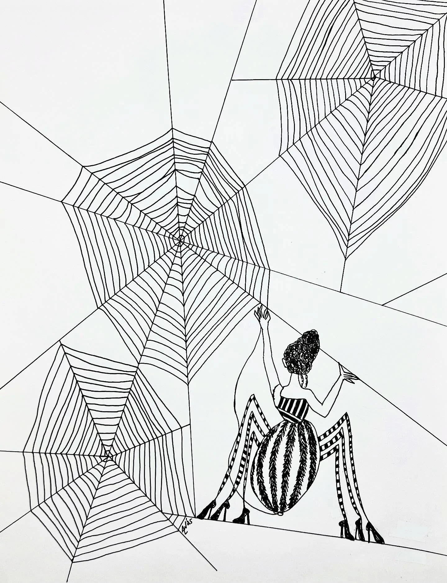 INKTOBER 2025 DAY 2: WEAVE 🕸️

#inktober #inktoberweave #art #artist #illustrator @inktober