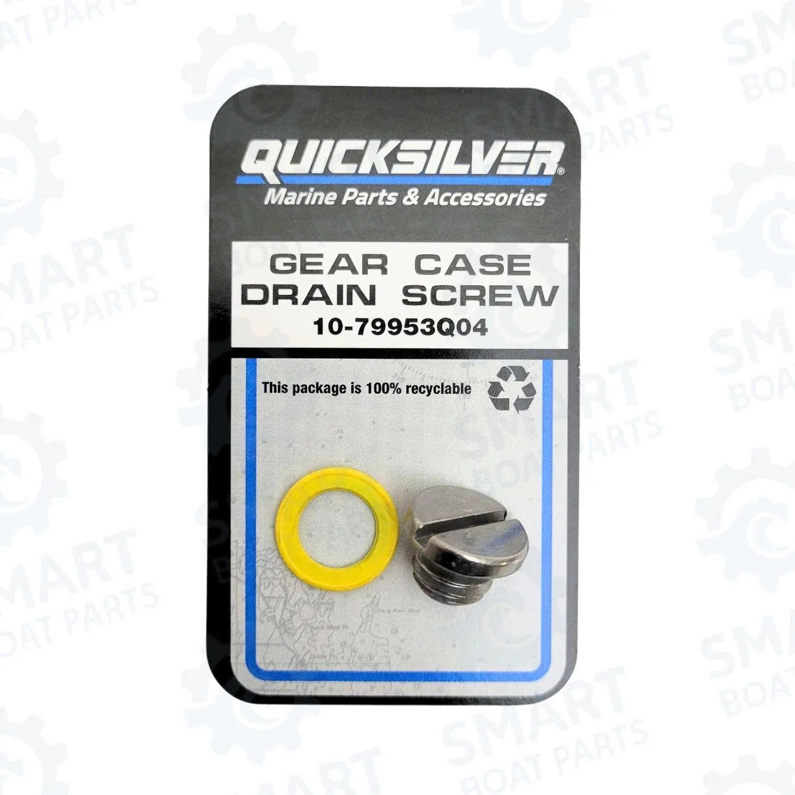 Gearcase Vent-Drain Screw with Seal 10-79953Q04 Quicksilver