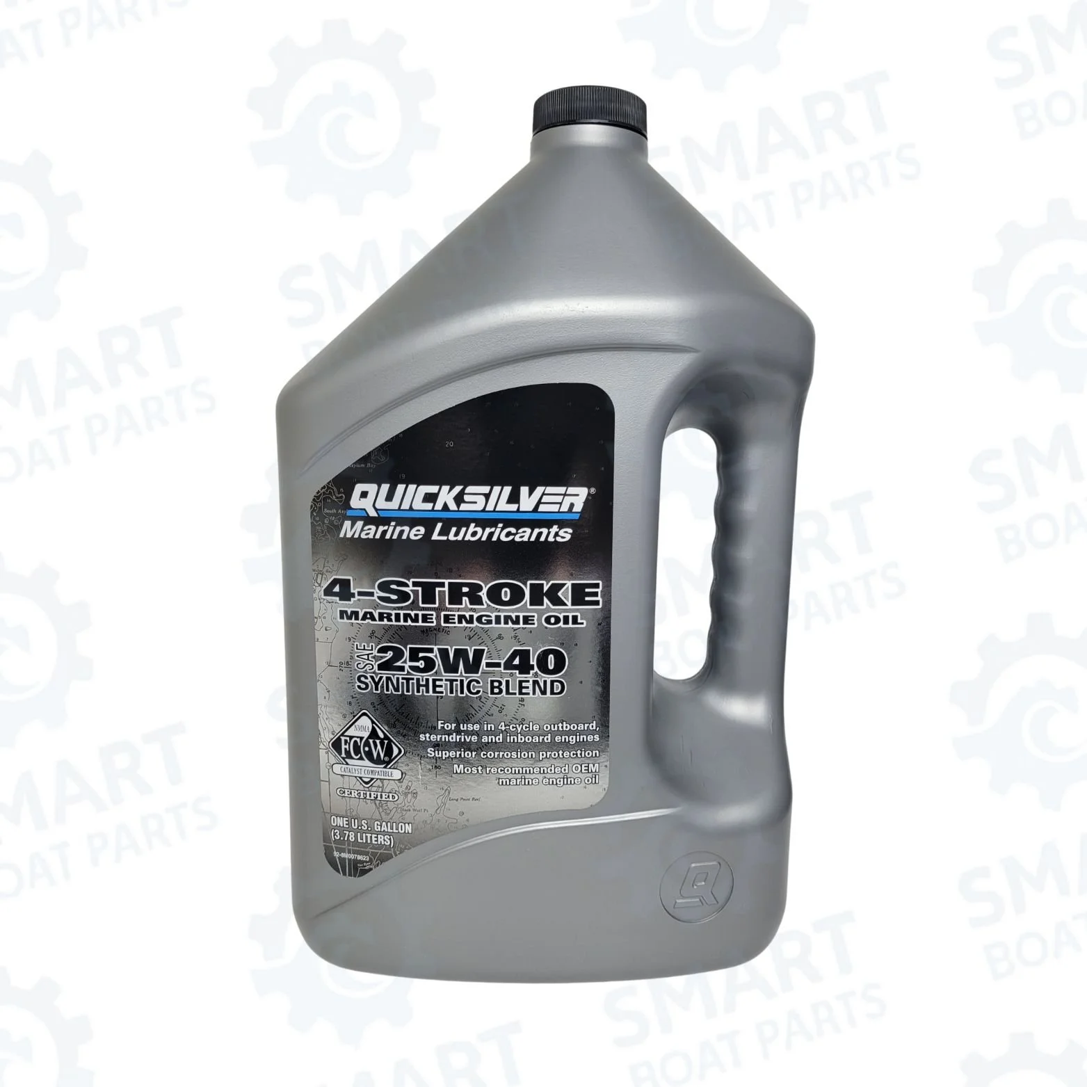Quicksilver 8M0078623 Engine Oil 25W-40 (1 Gallon)