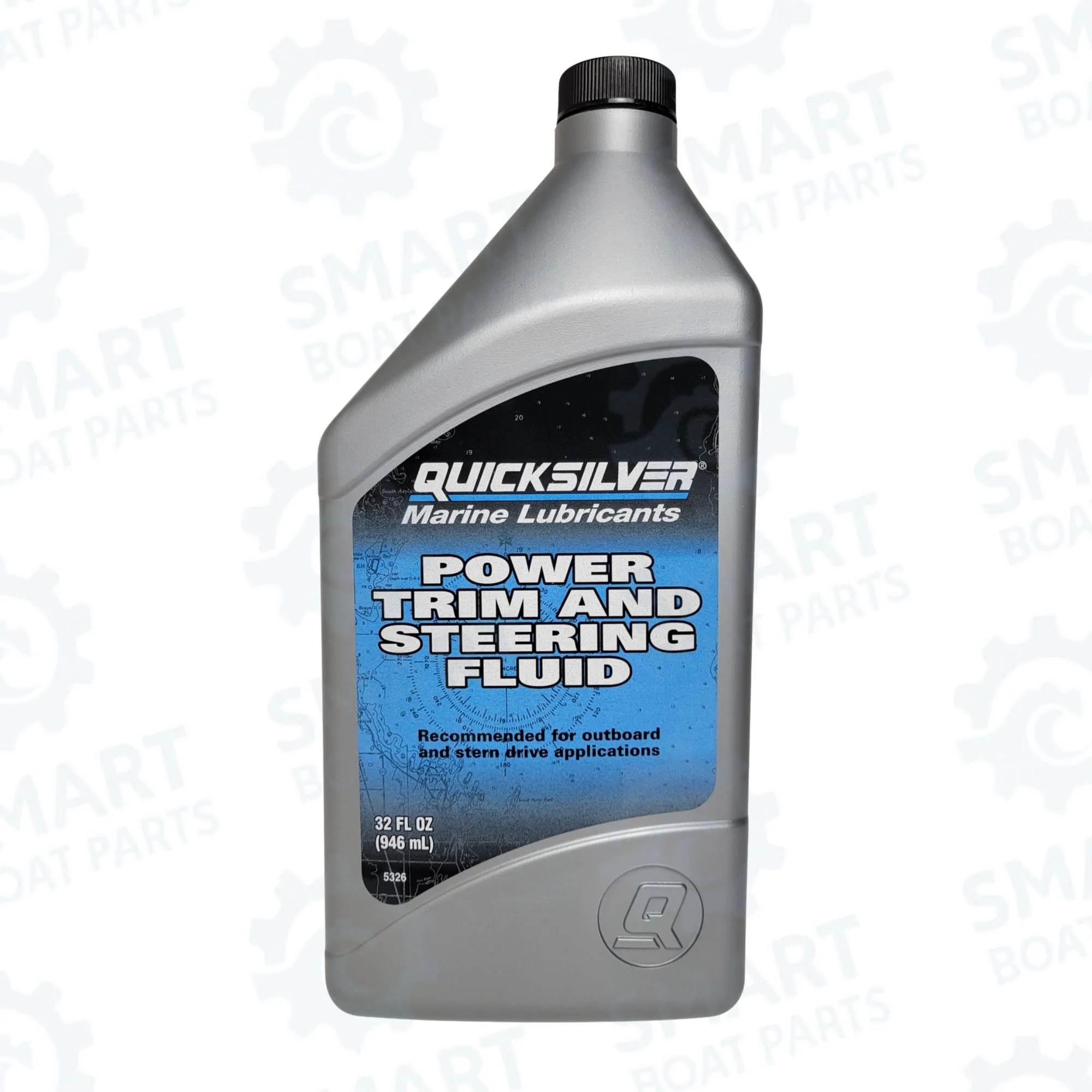 Quicksilver Power Trim & Steering Fluid 92-858075Q01  (1 Quart)