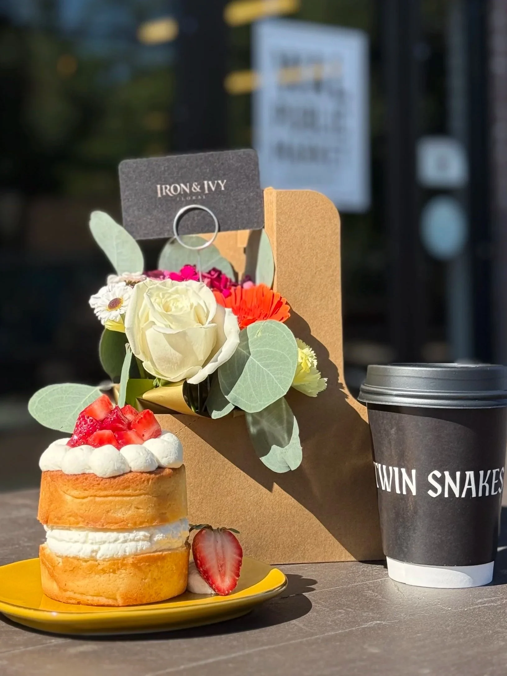 Iron & Ivy Bloom Bar at Twin Snakes Coffee