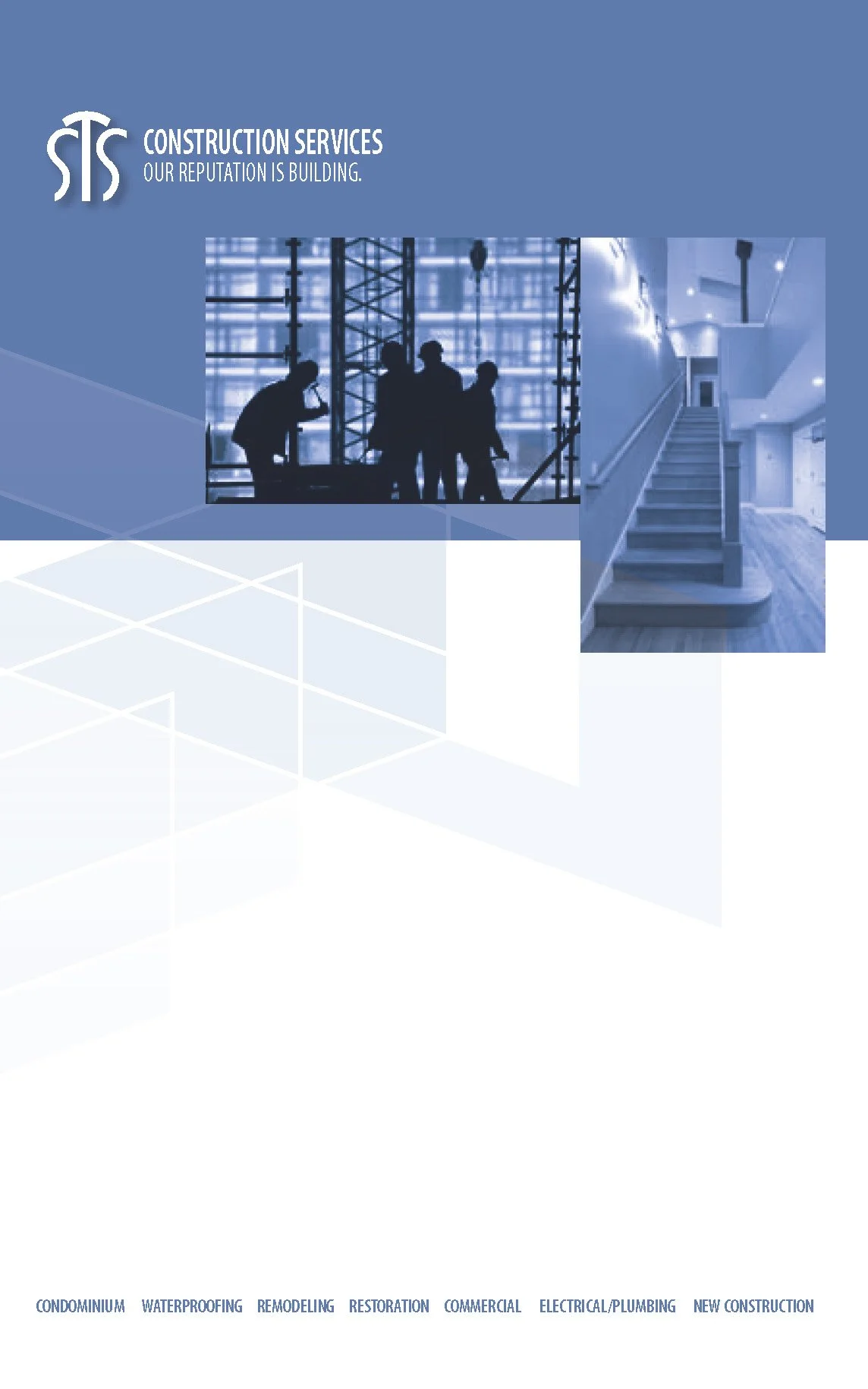 Brochure — STS Construction Services | Our Reputation is Building