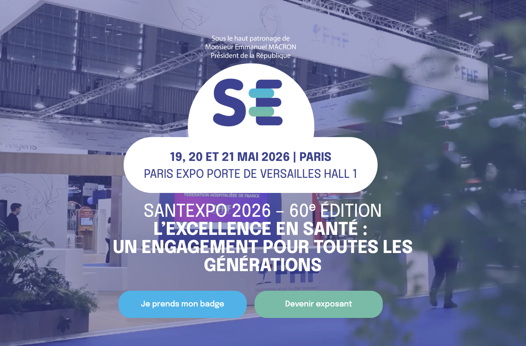 Croisons-nous au Santexpo à Paris !