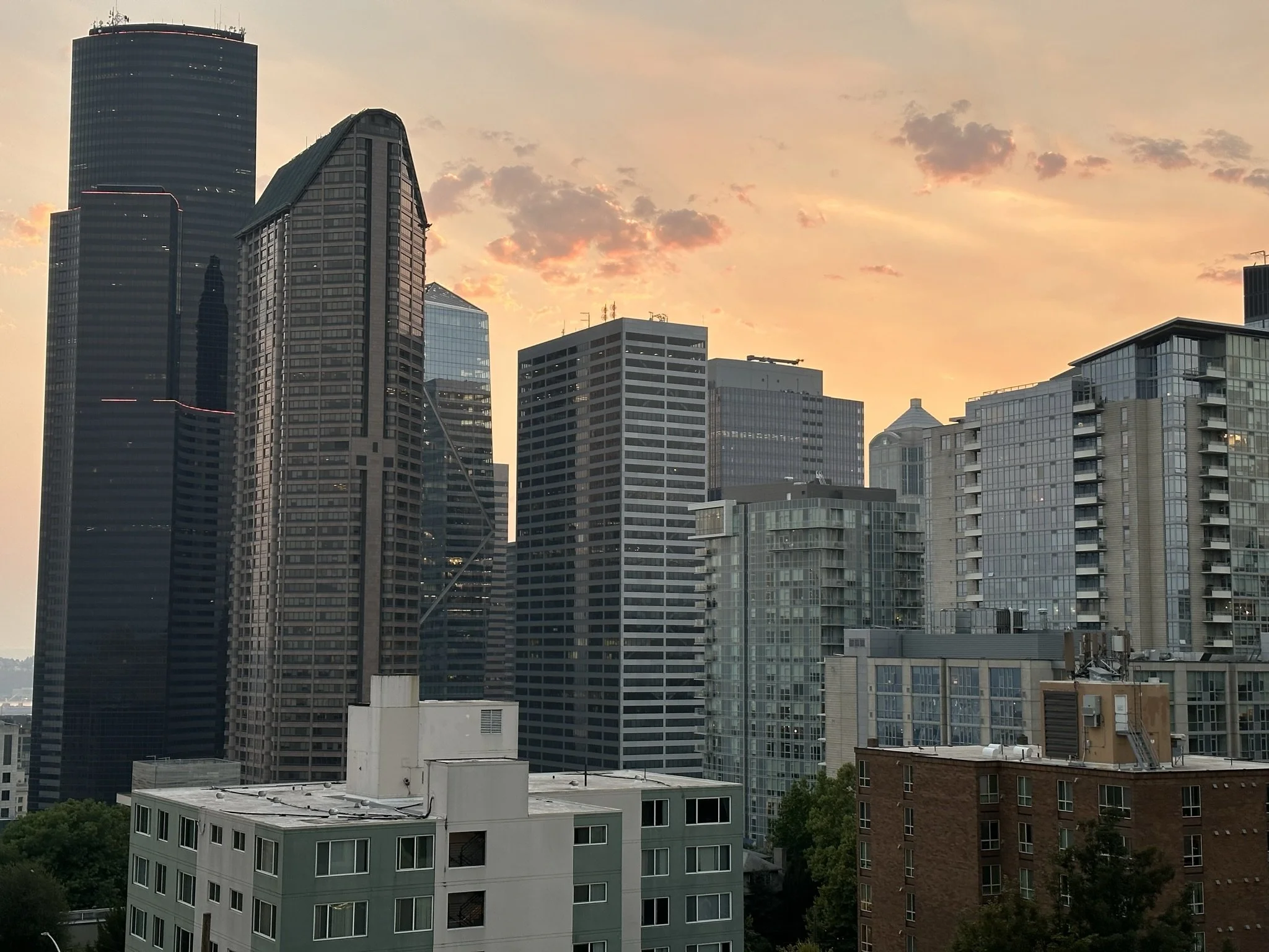 Seattle - Skyline at Sunset.JPEG