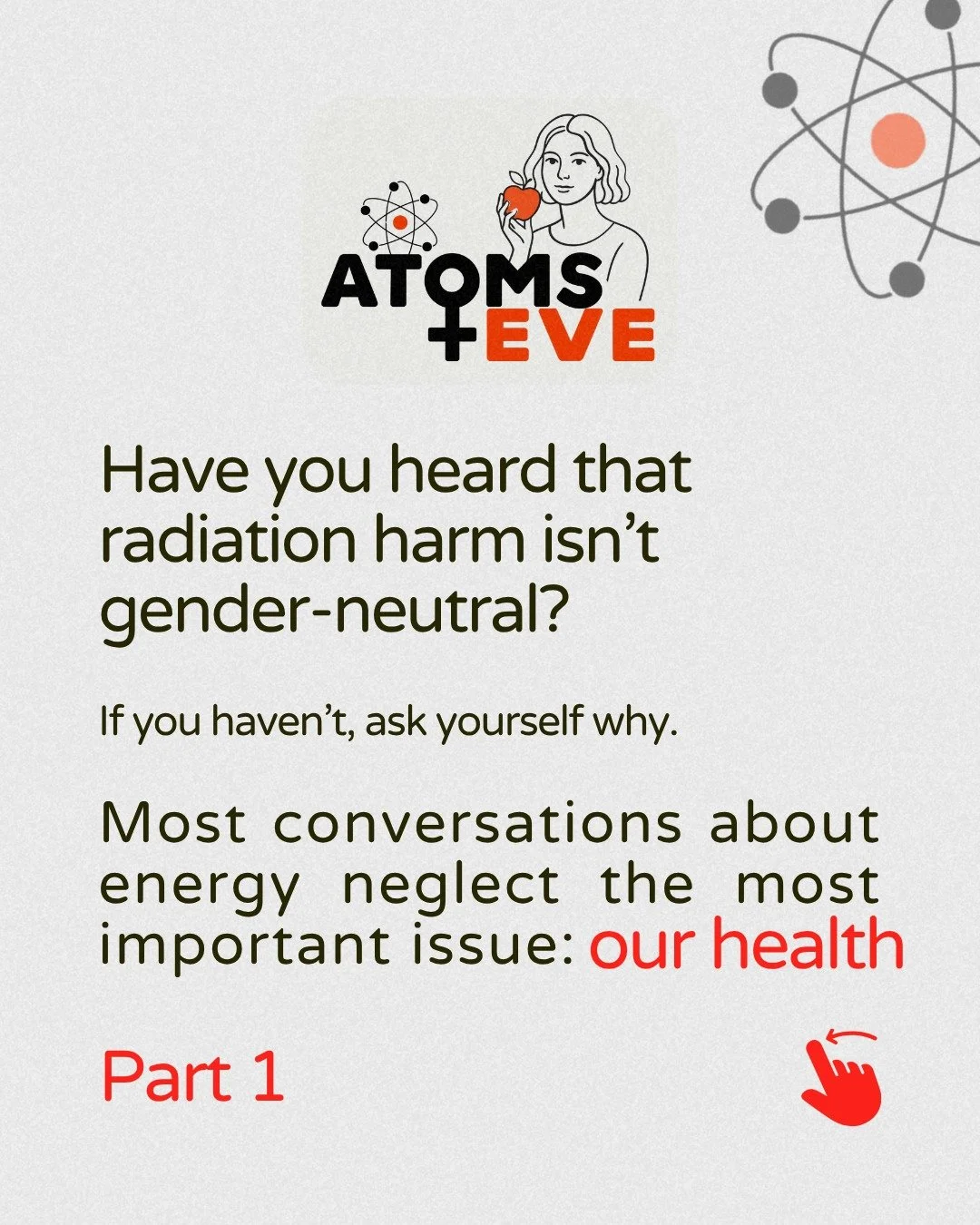 Did you know that radiation harm isn&rsquo;t gender-neutral? ⚠️ Part 1.

For decades, mainstream energy conversations have focused on infrastructure, reliability, and profits, completely neglecting the most critical piece of the puzzle: our health.


