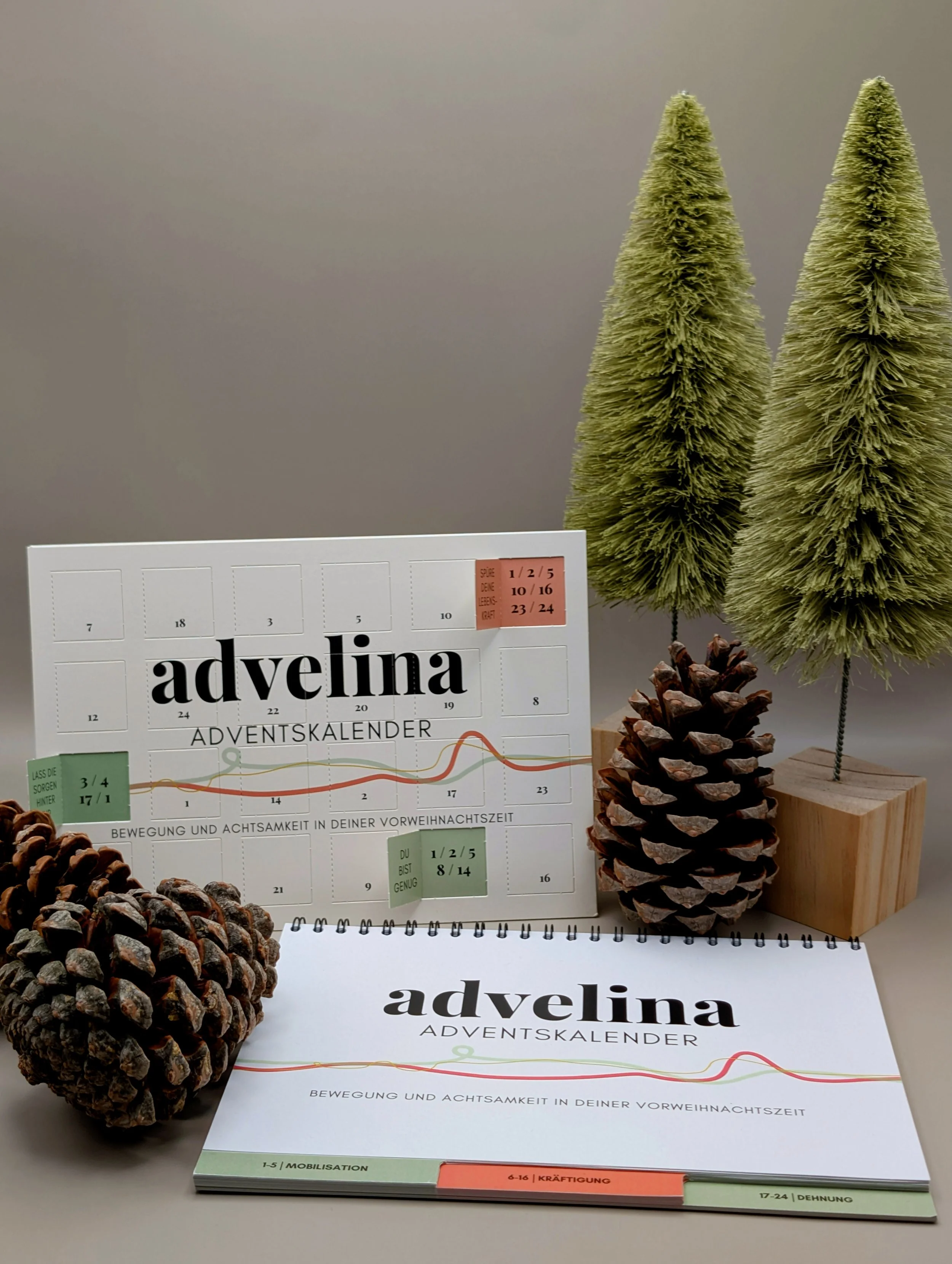 Kalender &amp; Übungsbuch im handlichen DIN A5 Format