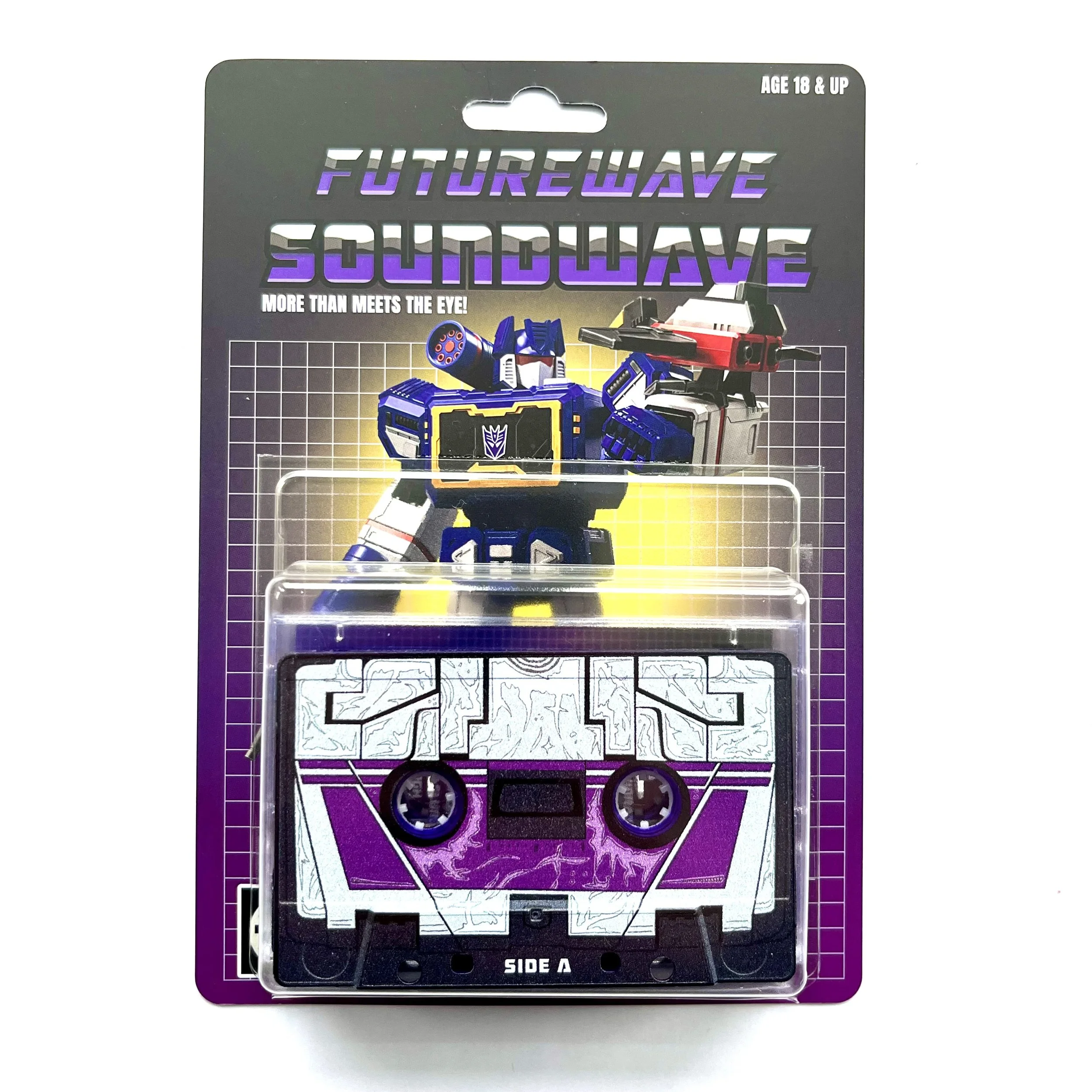 SOUNDWAVE cassette packaging V2 —Collaboration with Soles of Mischief and Futurewave