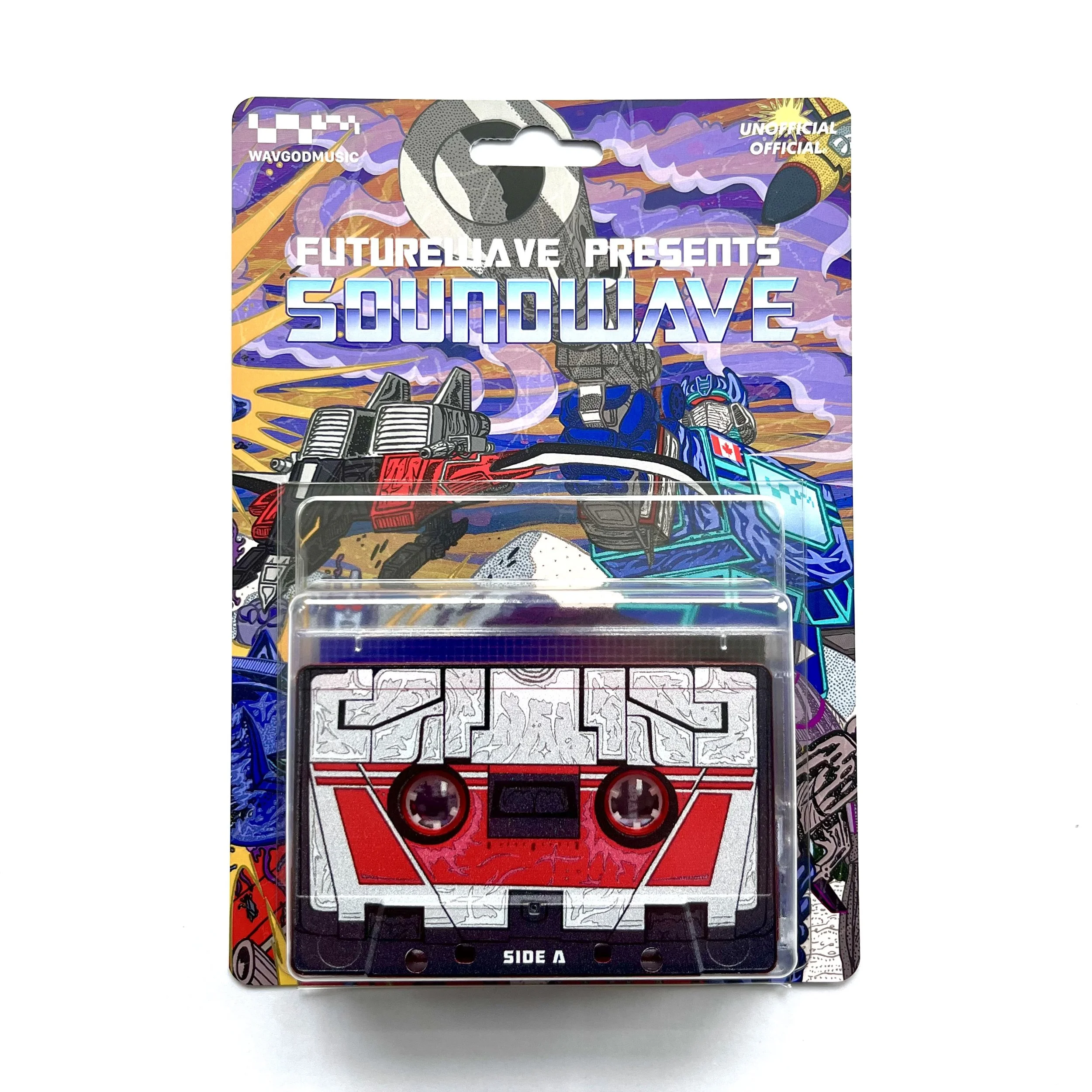 SOUNDWAVE cassette packaging V1 — Collaboration with Soles of Mischief and Futurewave
