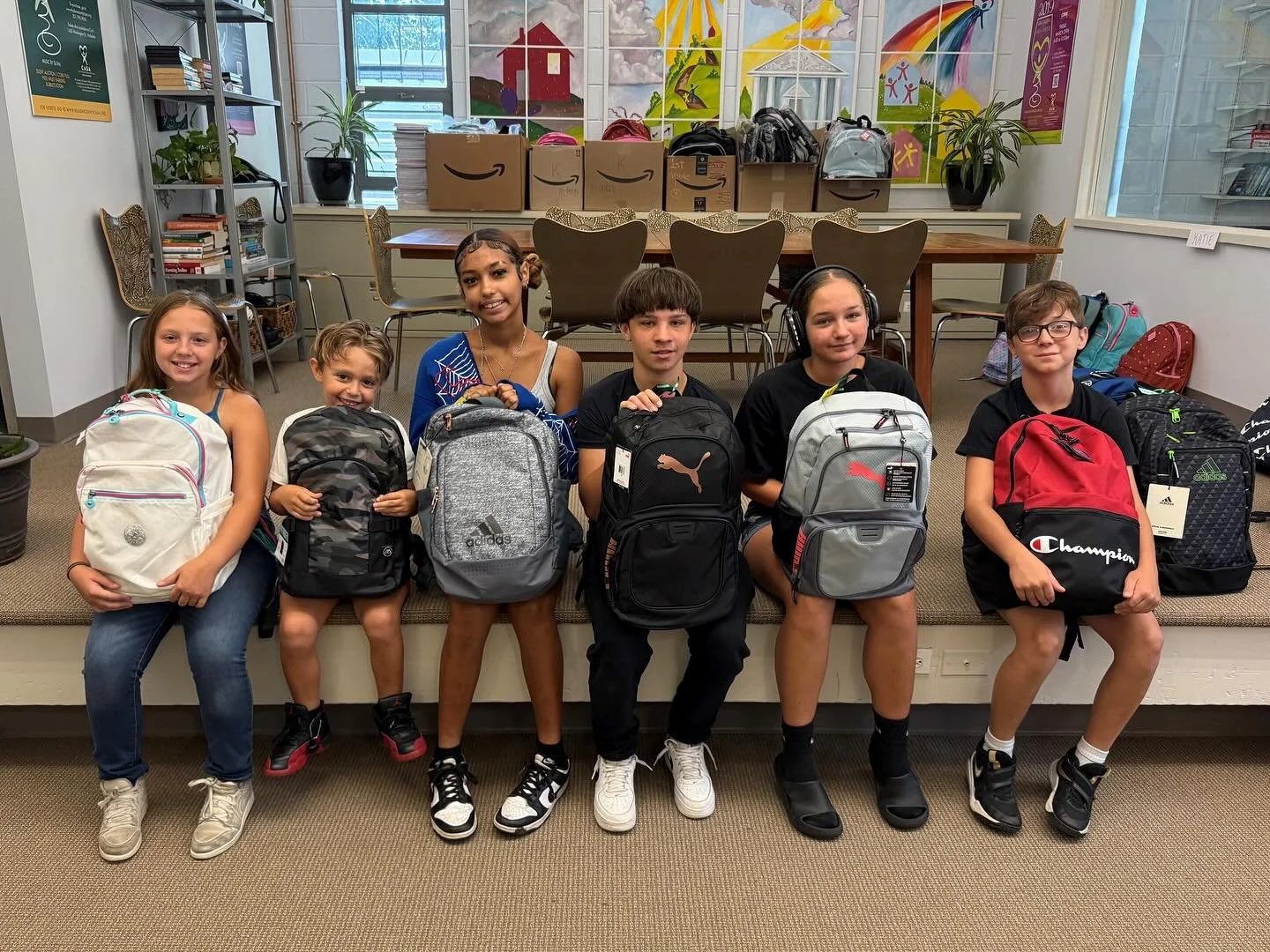 Thanks to your incredible generosity, CASA was able to provide over 175 backpacks to children in foster care, each one filled with notebooks, pencils, folders, and everything needed for children to feel prepared and confident to return to school this
