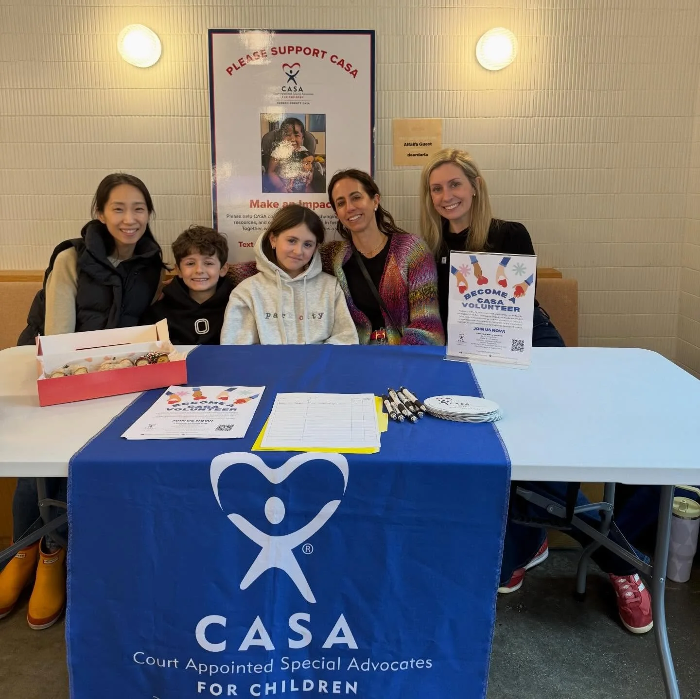 Huge thank you to Alfalfa in Jersey City for hosting Hudson County CASA at their amazing location! We loved connecting with the community, sharing our mission, and spreading awareness about the incredible impact CASA volunteers make in the lives of c