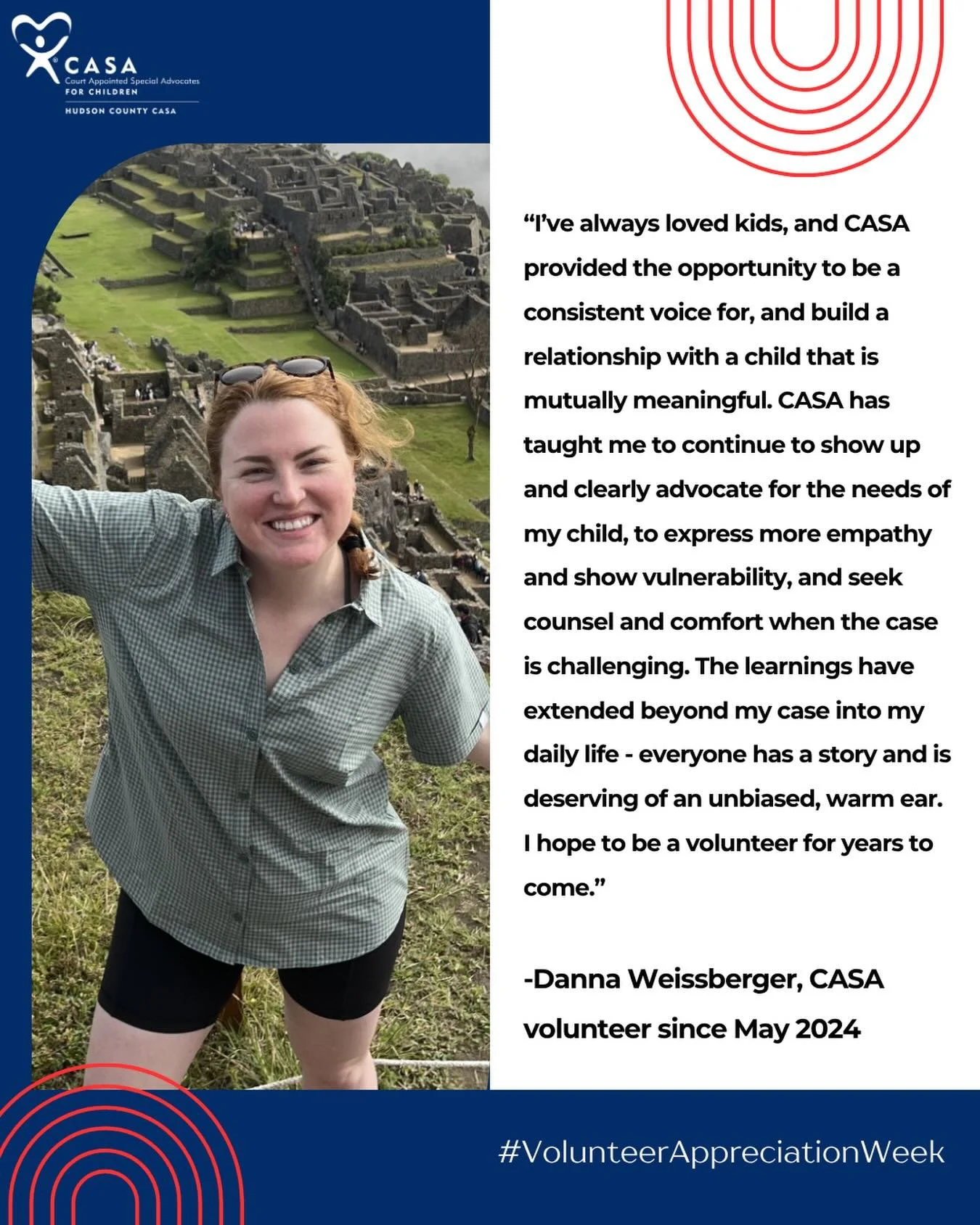 Danna Weissberger, CASA Board Member since May 2024💙✨

#VolunteerAppreciationWeek #CASA #AdvocateForChildren #Makes difference