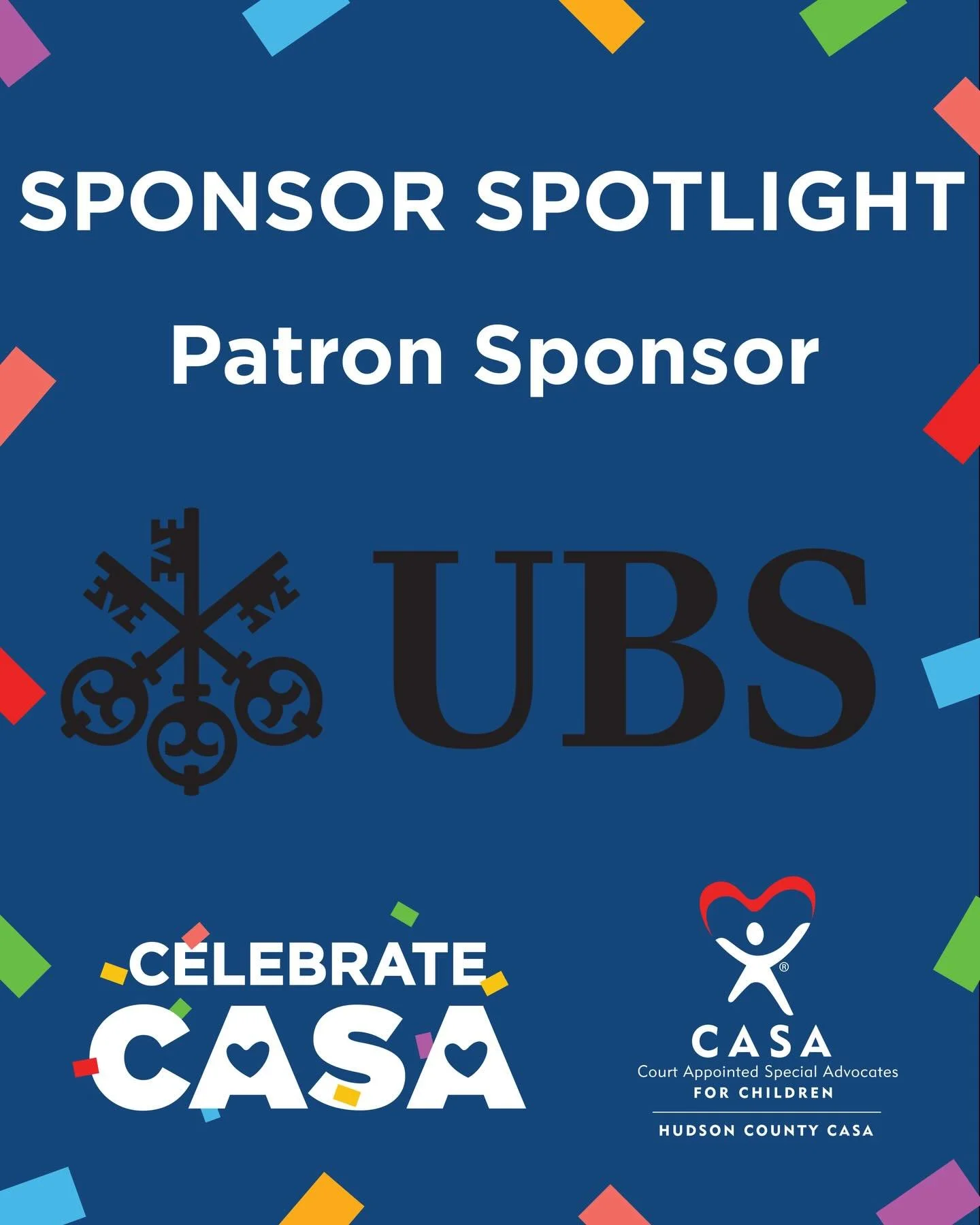 A special thank you to our Patron Sponsor, UBS! 💙

Your support helps make a meaningful difference in the lives of children in foster care throughout Hudson County. ❤️

#CelebrateCASA #SponsorSpotlight