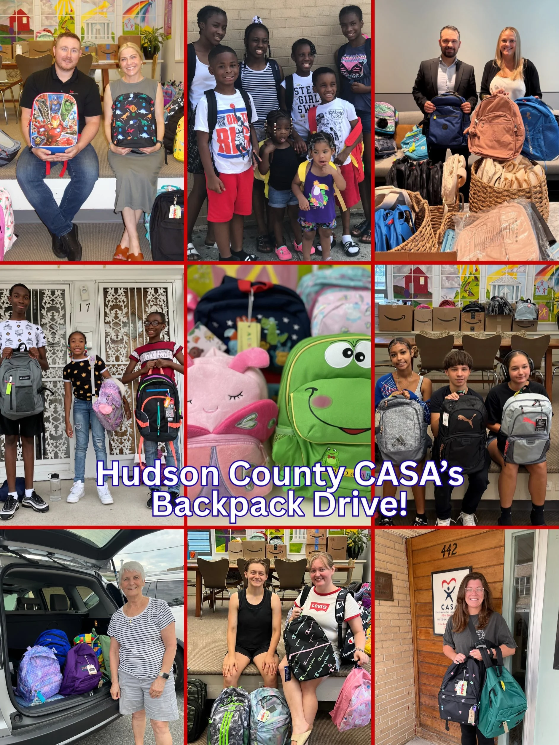 It&rsquo;s still summer, but Hudson County CASA is getting ready for the new school year. For the past 16 years, CASA has provided backpacks filled with new school supplies to every foster child we serve, as well as, other children living in the same